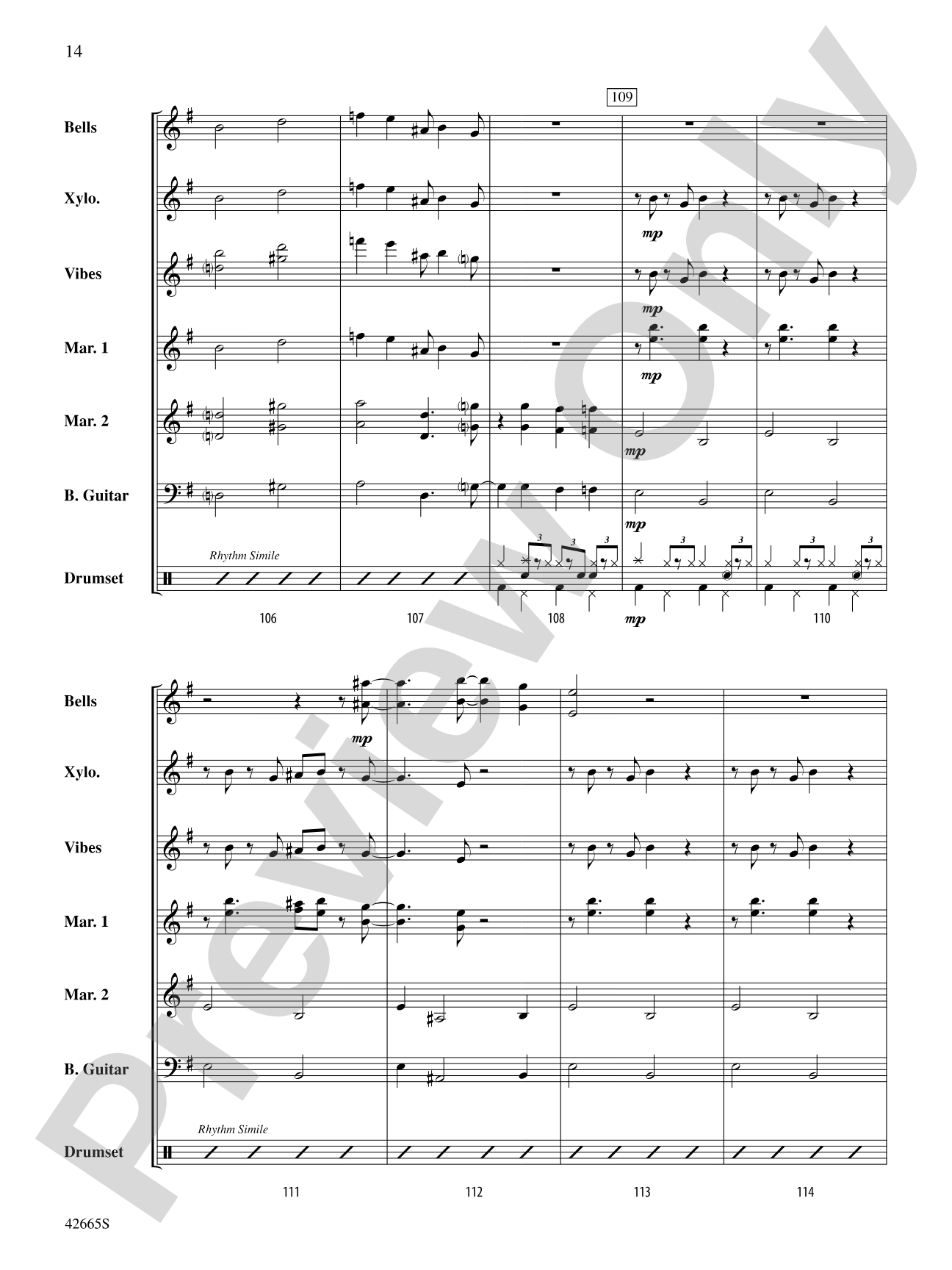 Cantina Band (from Star Wars Episode IV: A New Hope): Percussion Ensemble Conductor Score & Parts
