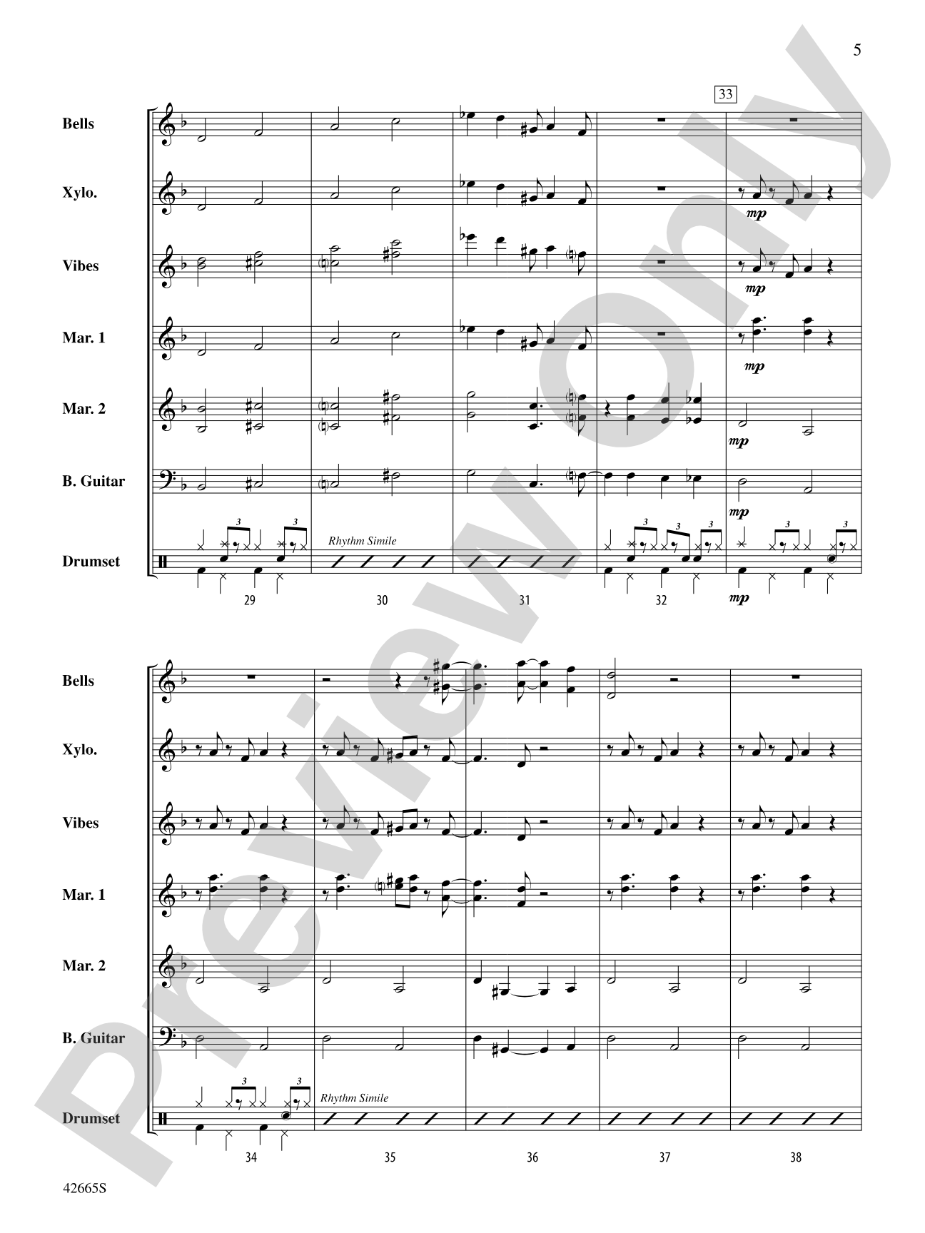 Cantina Band (from Star Wars Episode IV: A New Hope): Percussion Ensemble Conductor Score & Parts