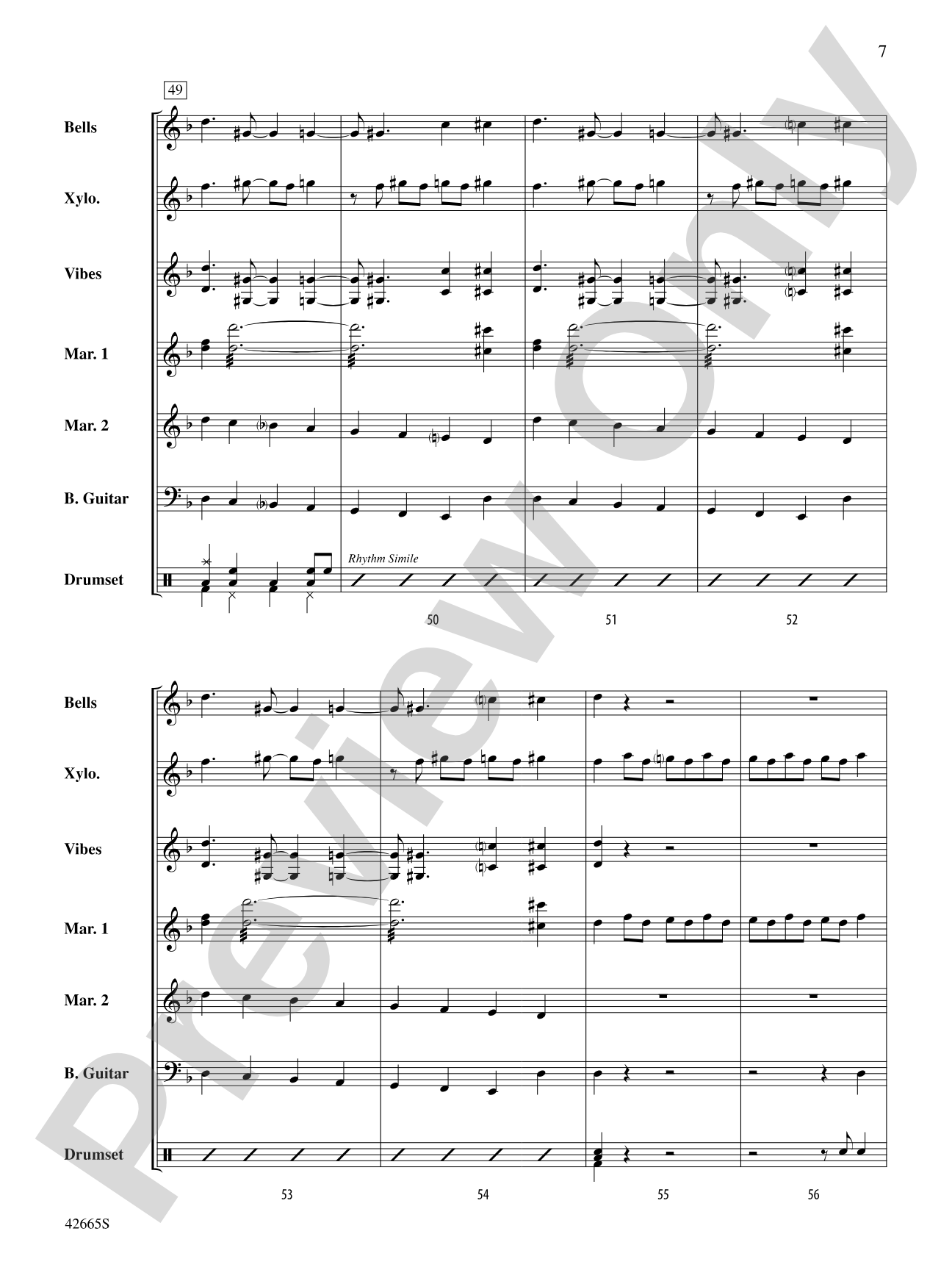 Cantina Band (from Star Wars Episode IV: A New Hope): Percussion Ensemble Conductor Score & Parts