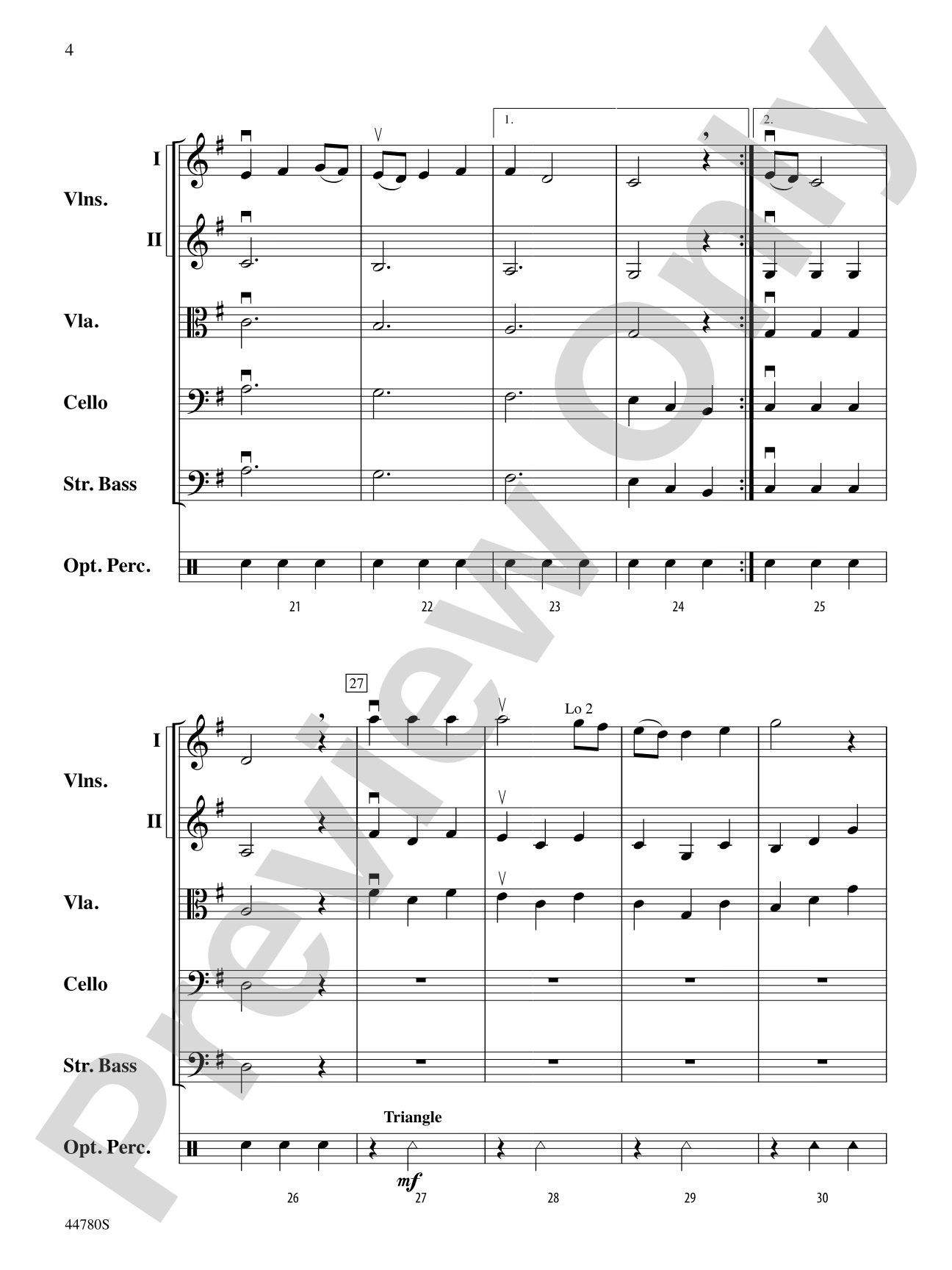 Medieval Dance: String Orchestra Conductor Score & Parts