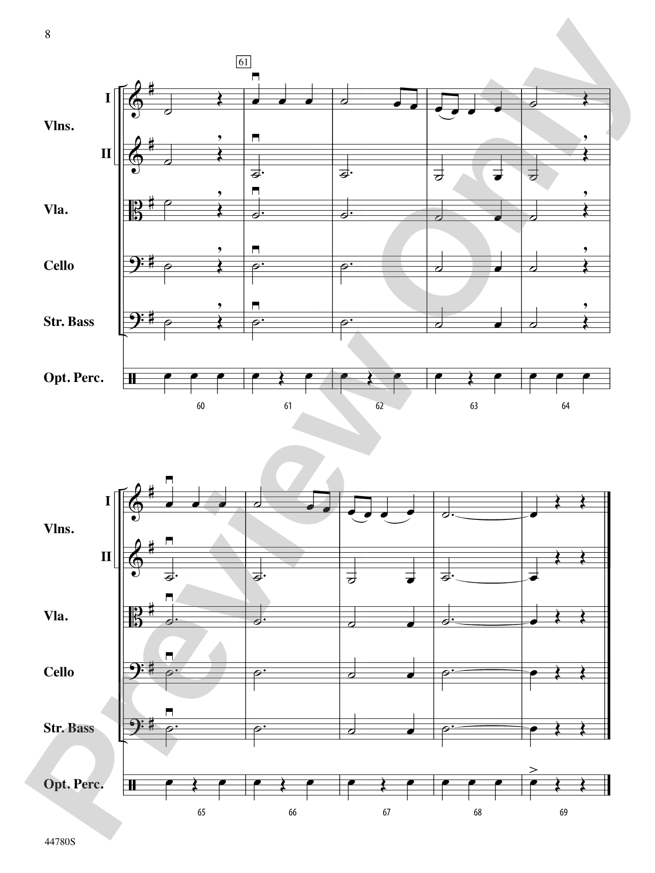 Medieval Dance: String Orchestra Conductor Score & Parts