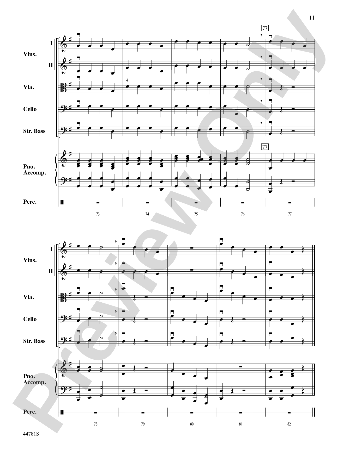 German Christmas Carols: String Orchestra Conductor Score & Parts