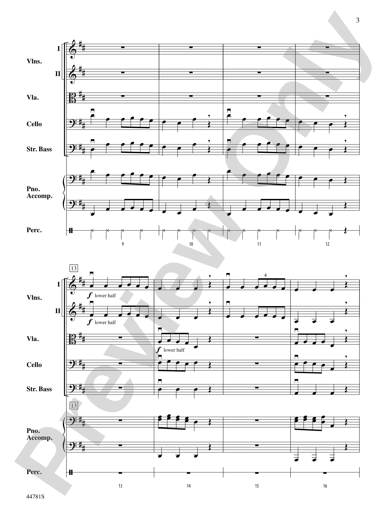 German Christmas Carols: String Orchestra Conductor Score & Parts