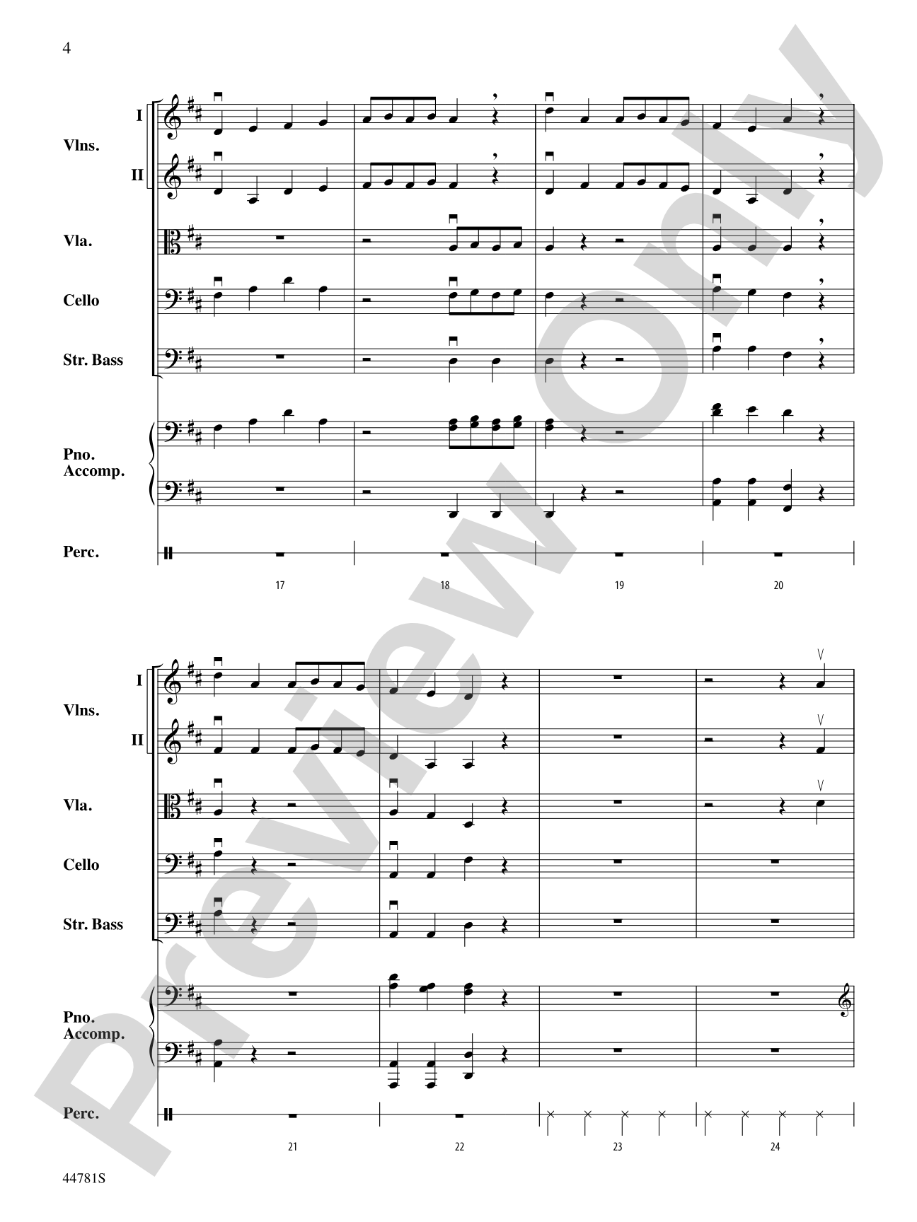 German Christmas Carols: String Orchestra Conductor Score & Parts