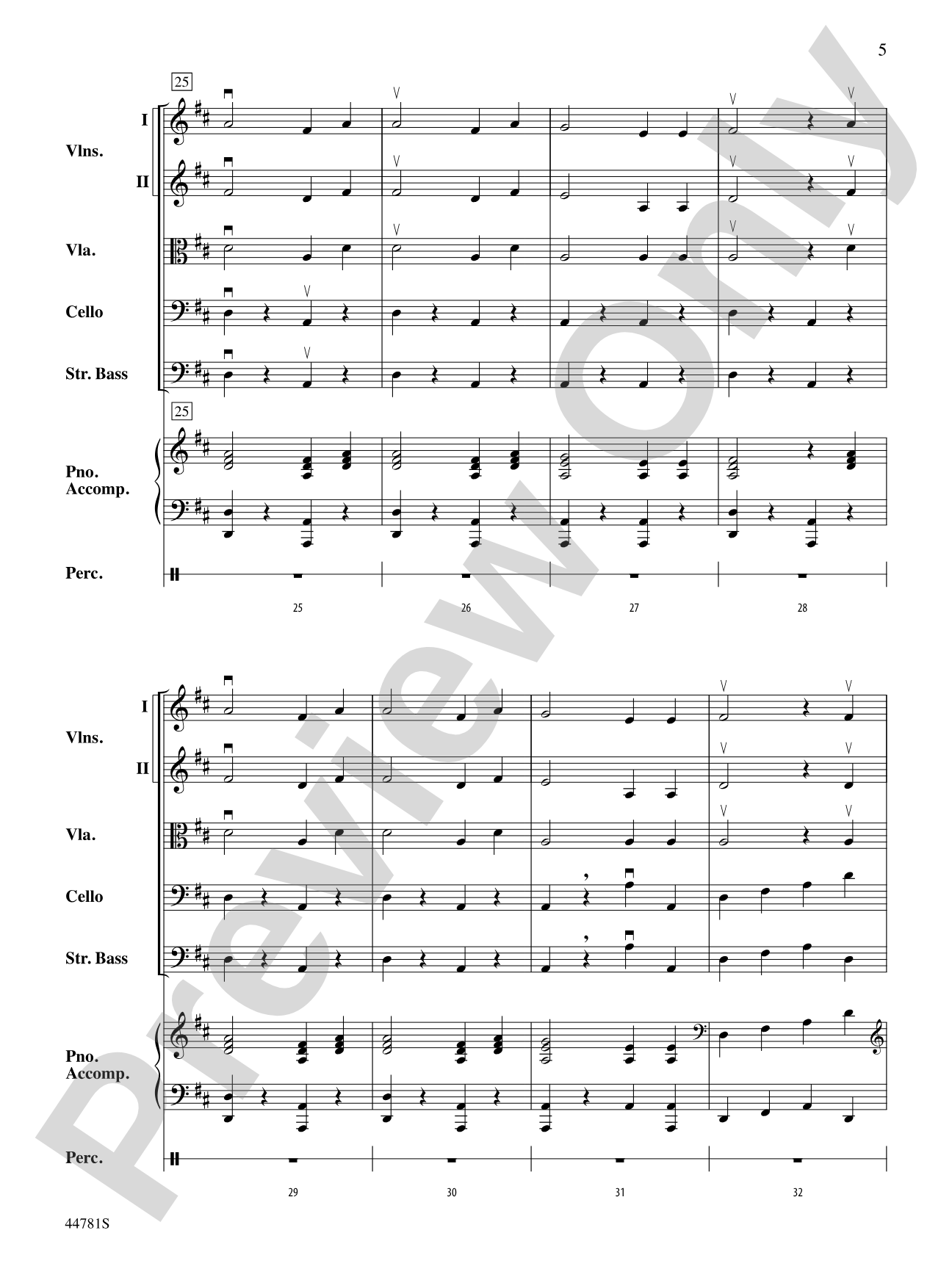 German Christmas Carols: String Orchestra Conductor Score & Parts