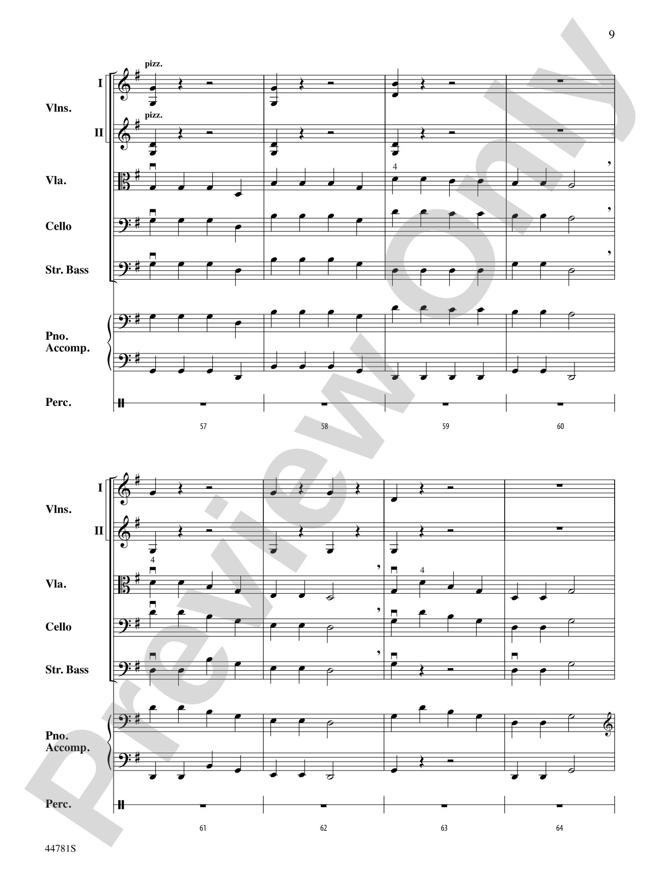 German Christmas Carols: String Orchestra Conductor Score & Parts