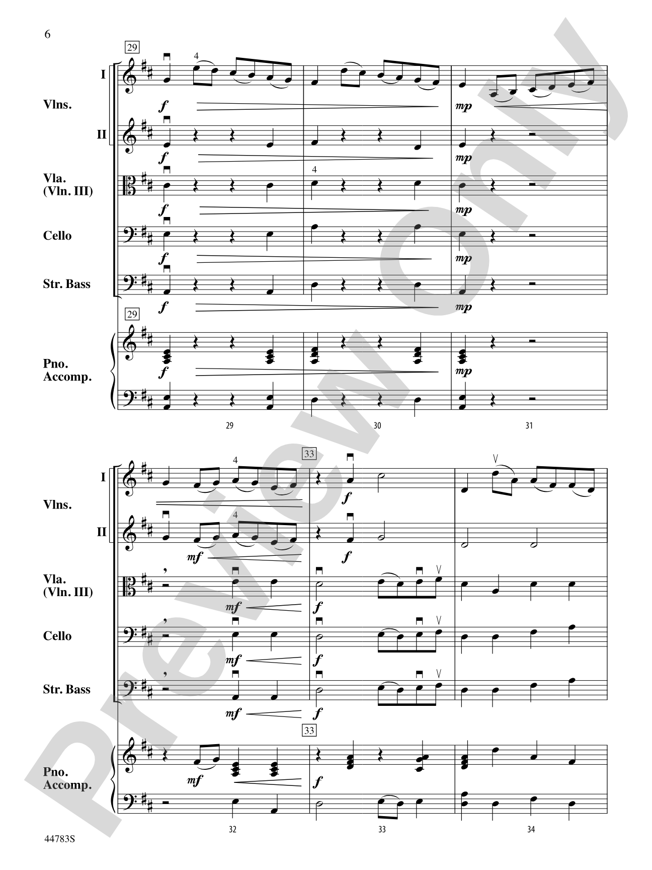 Sonatina: String Orchestra Conductor Score & Parts