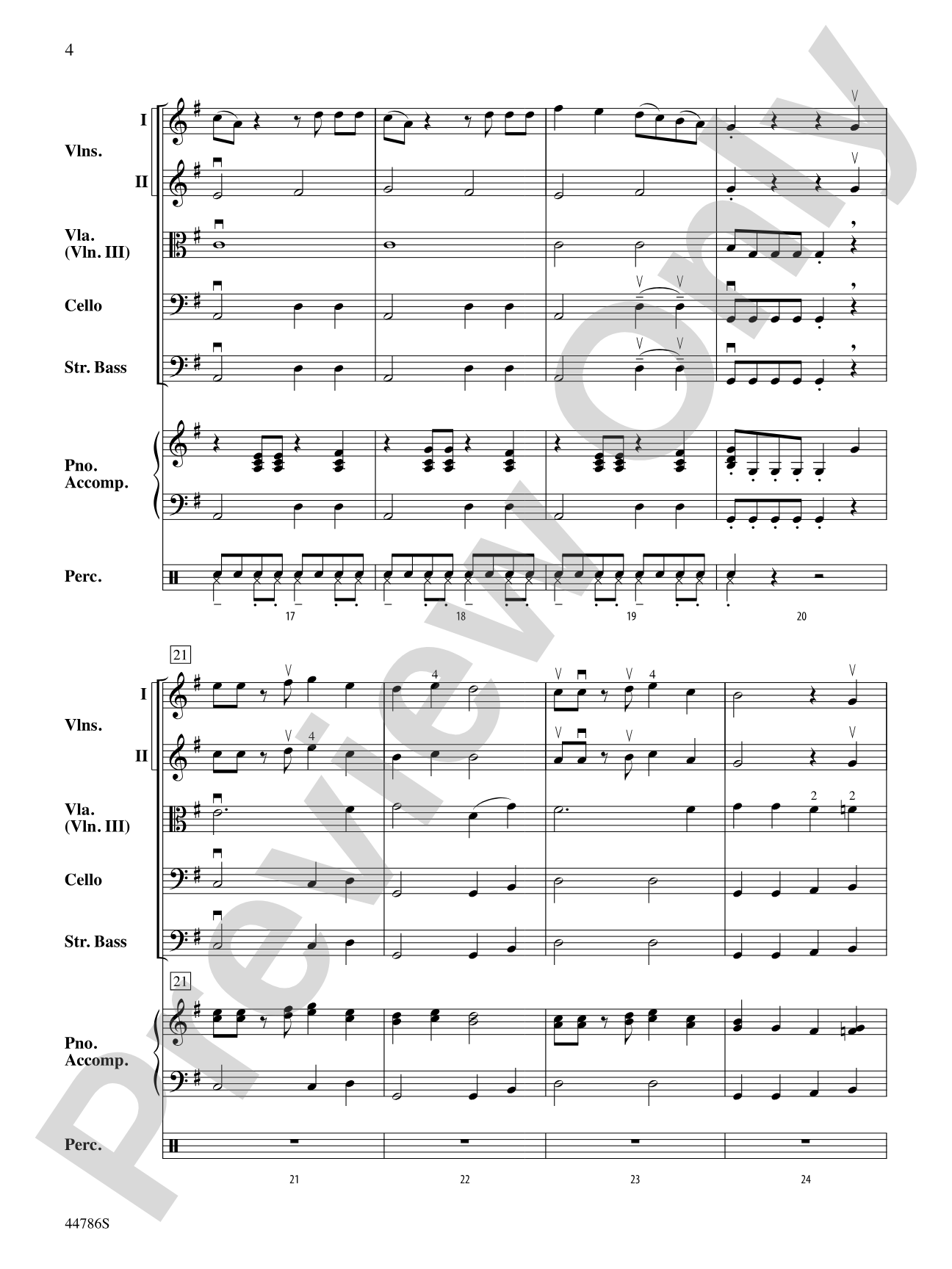 Mama Paquita: String Orchestra Conductor Score & Parts