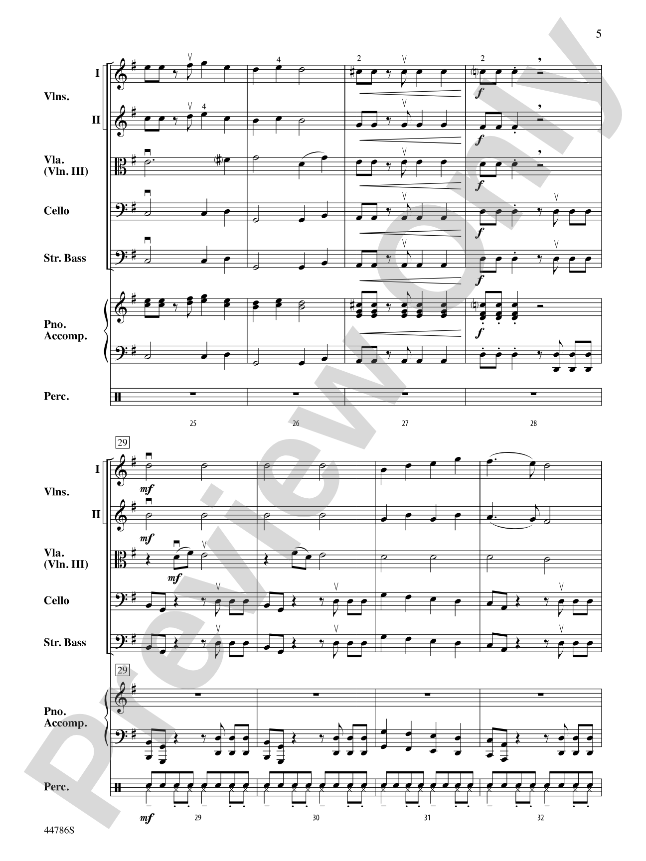 Mama Paquita: String Orchestra Conductor Score & Parts