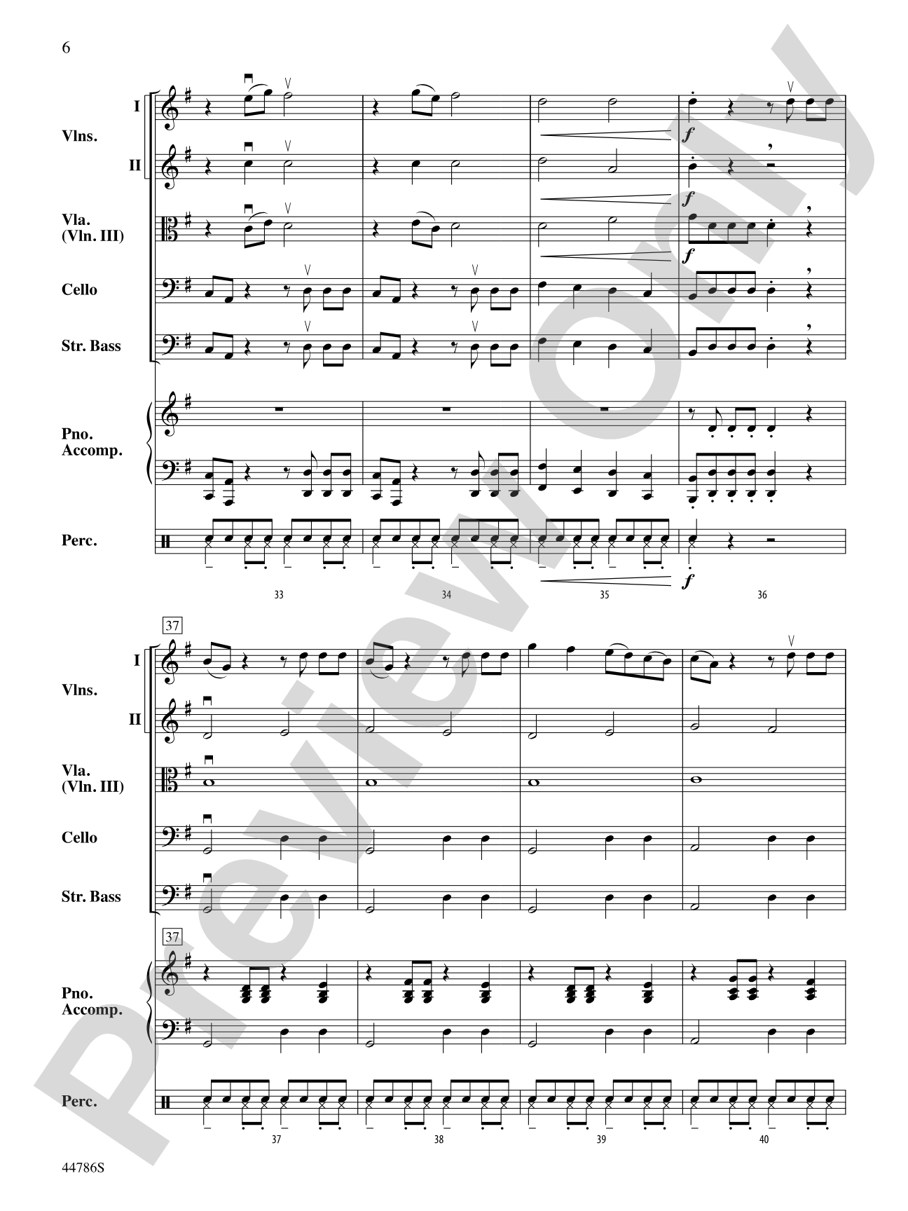 Mama Paquita: String Orchestra Conductor Score & Parts