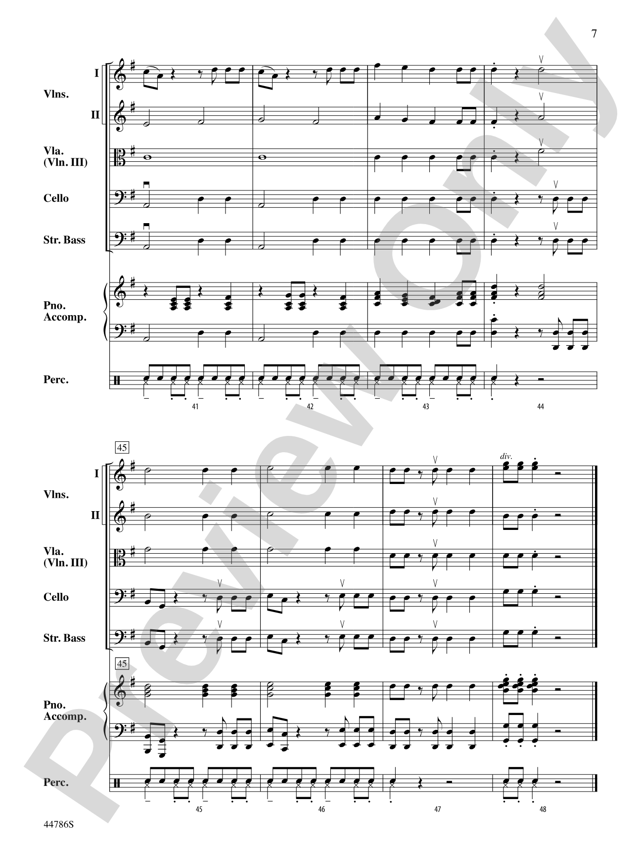 Mama Paquita: String Orchestra Conductor Score & Parts