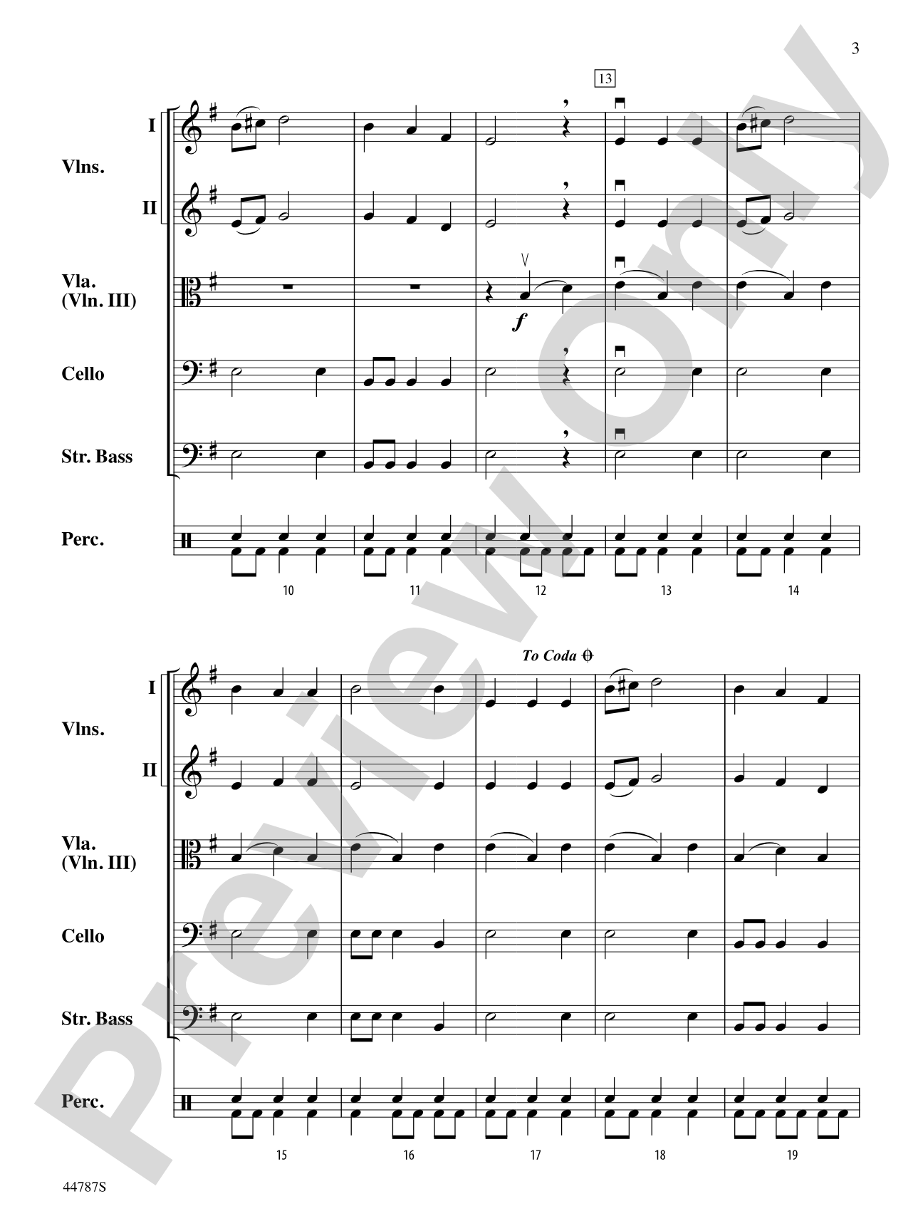 Furiant: String Orchestra Conductor Score & Parts