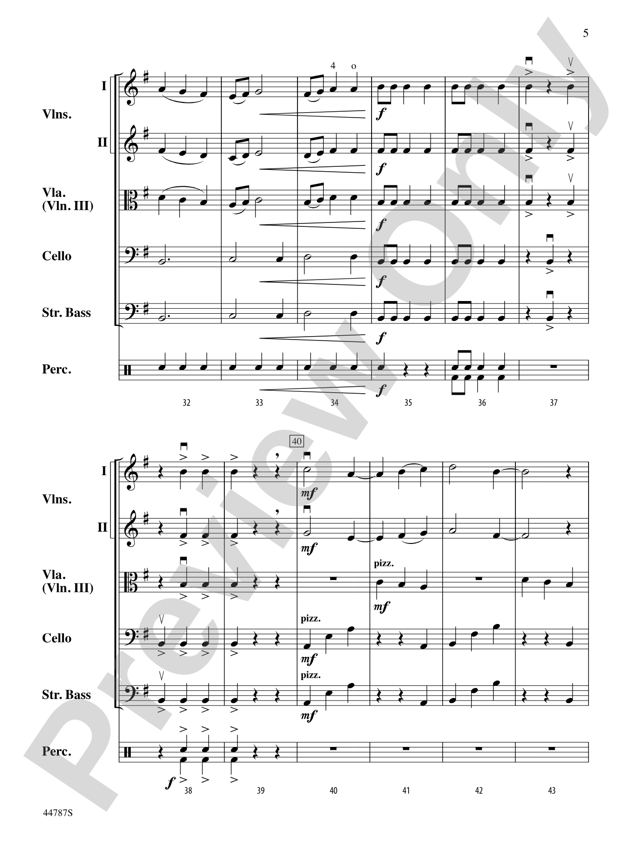 Furiant: String Orchestra Conductor Score & Parts