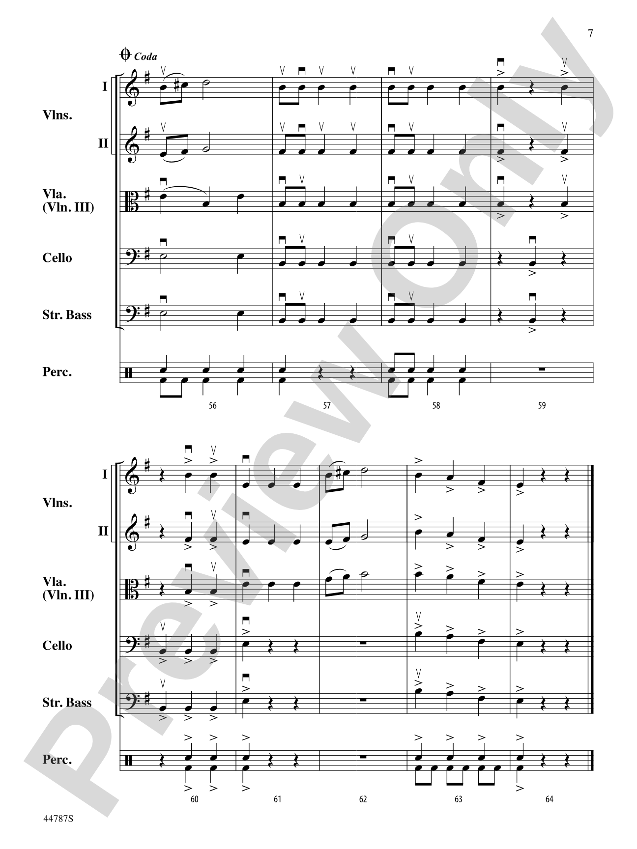 Furiant: String Orchestra Conductor Score & Parts