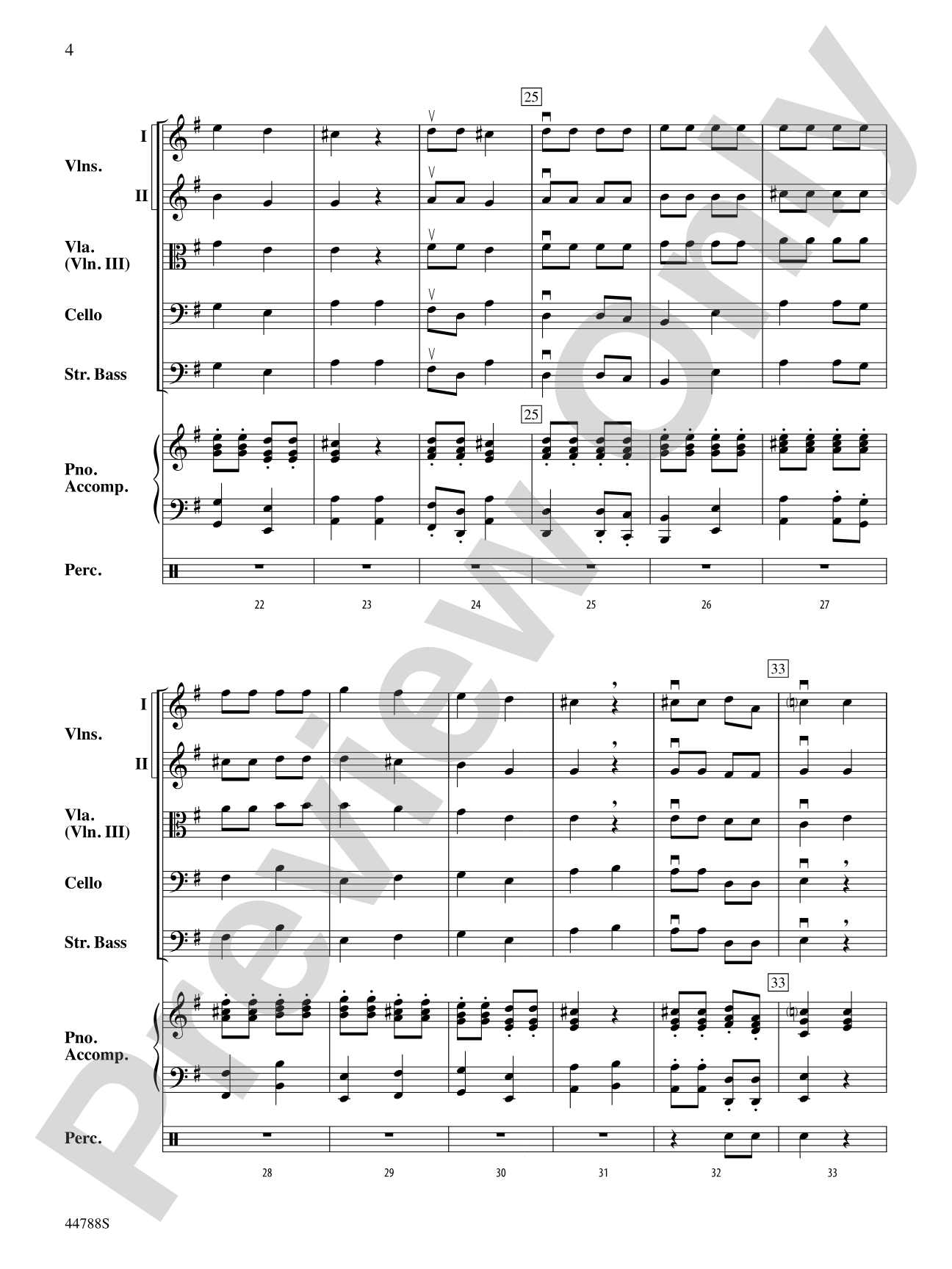Russian Dance from The Nutcracker: String Orchestra Conductor Score & Parts