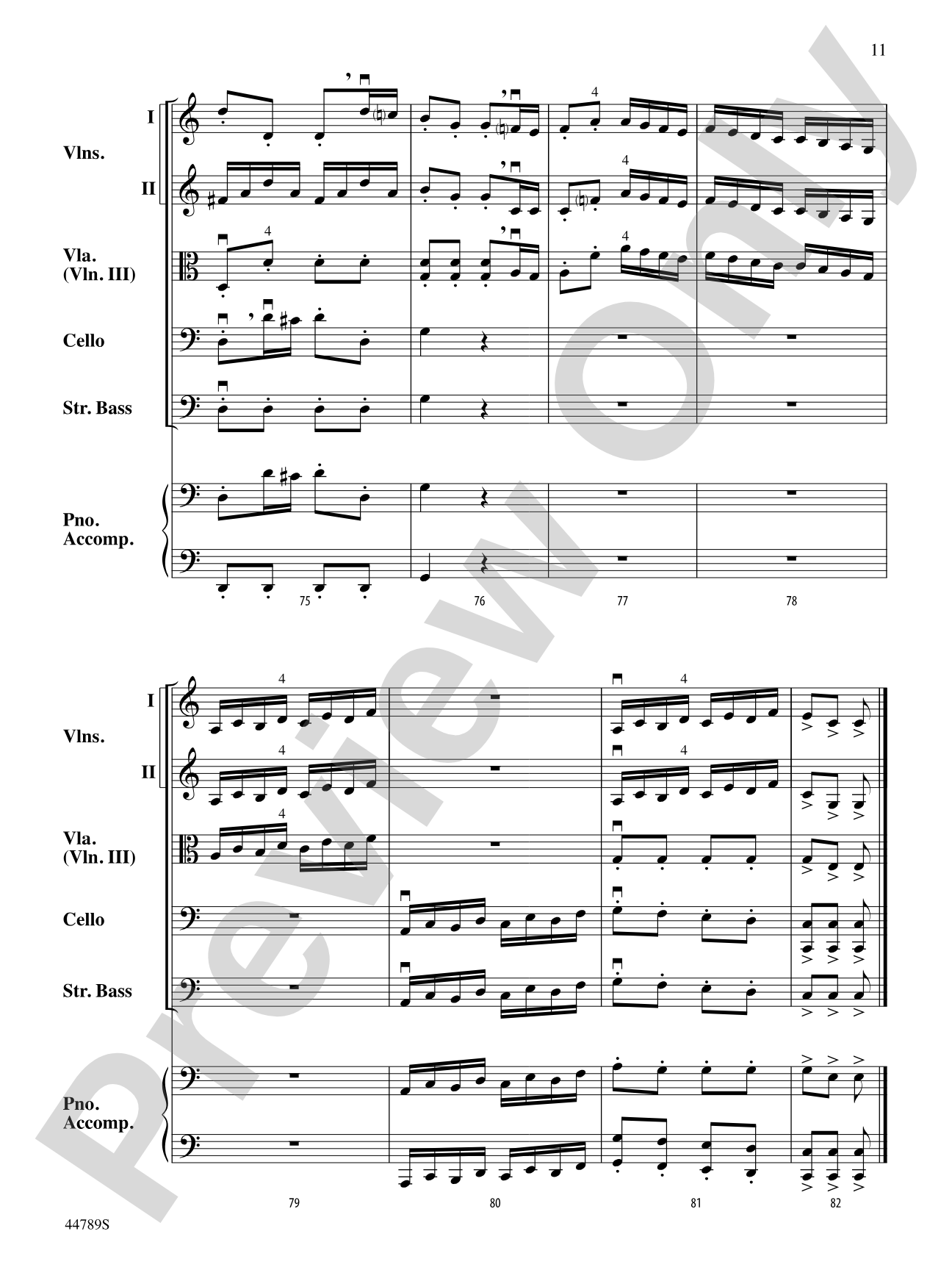 The Sailor's Hornpipe: String Orchestra Conductor Score & Parts