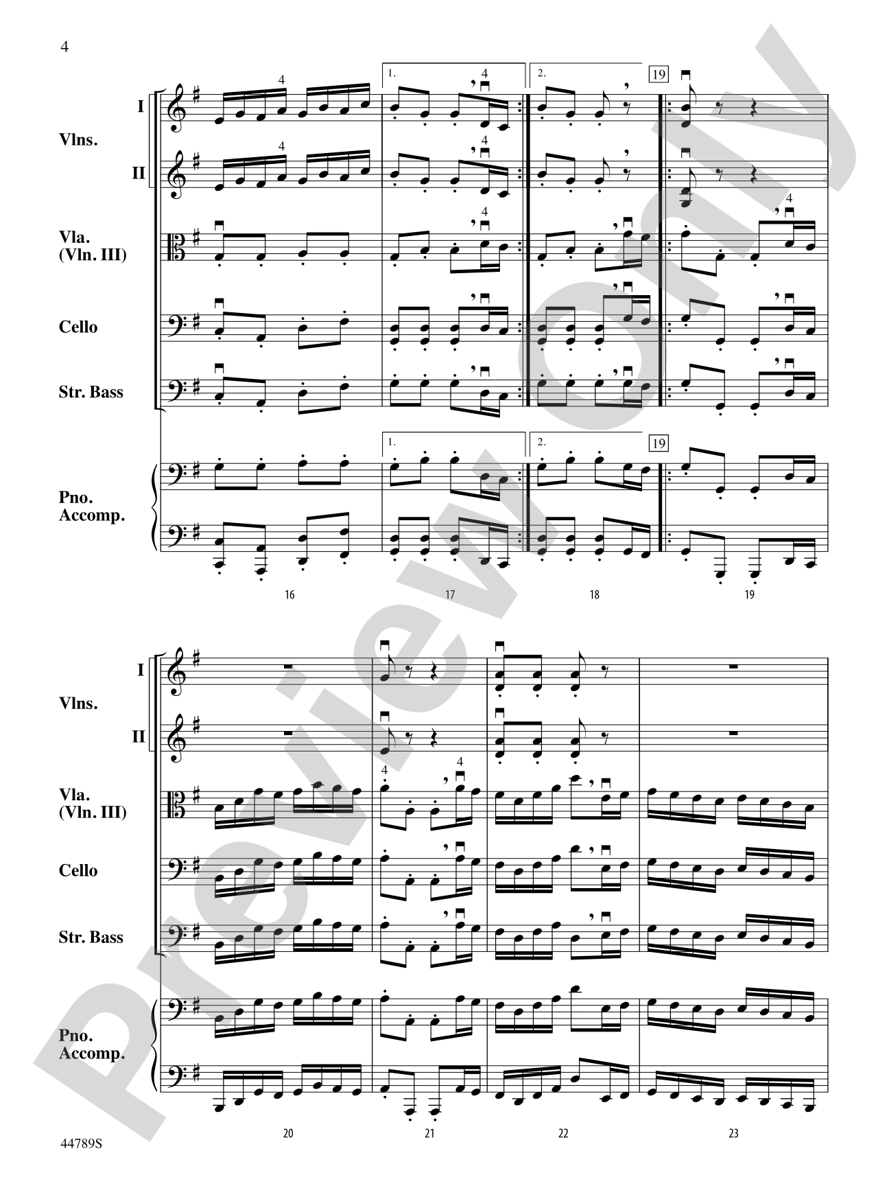 The Sailor's Hornpipe: String Orchestra Conductor Score & Parts