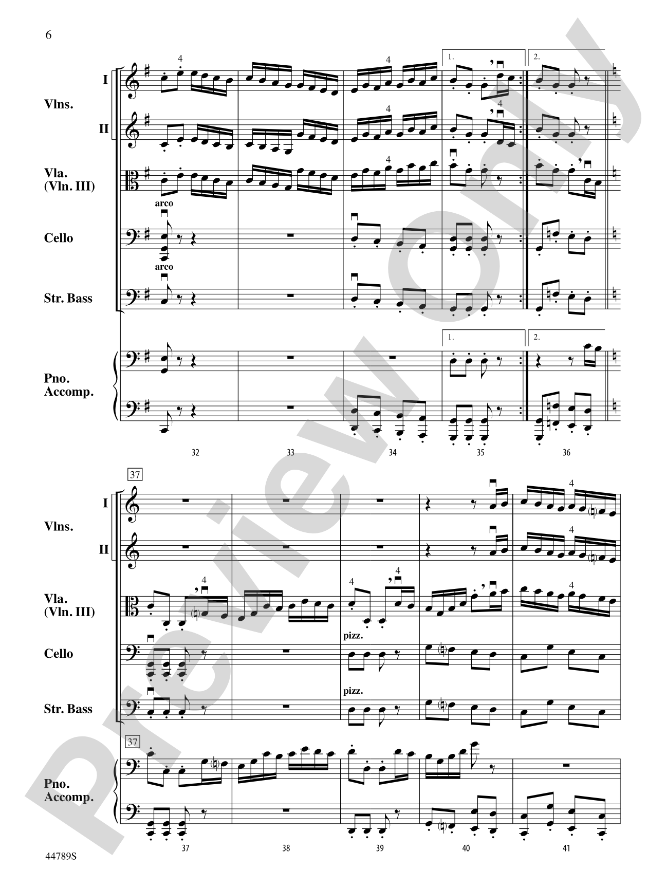 The Sailor's Hornpipe: String Orchestra Conductor Score & Parts