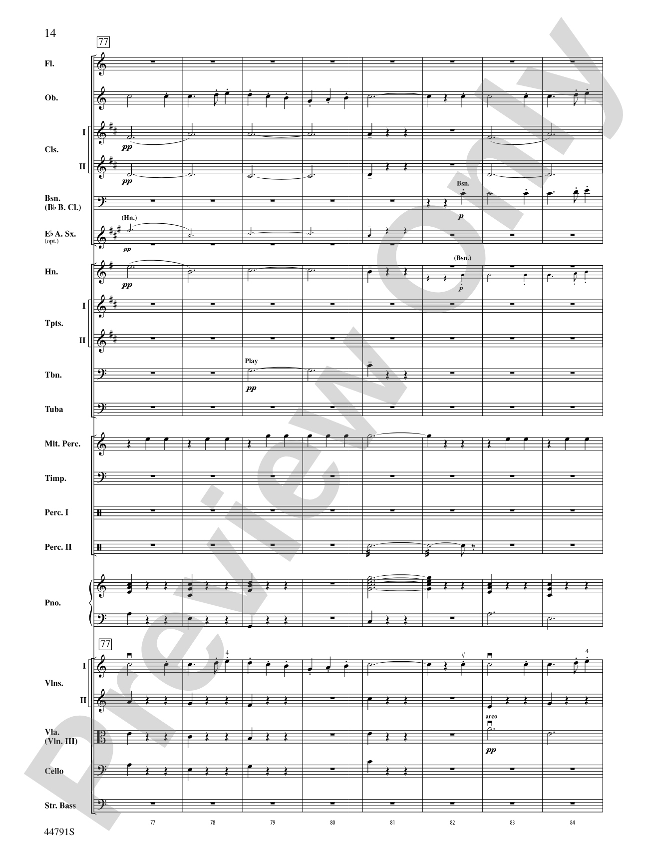 Danse des Ghazies: Full Orchestra Conductor Score & Parts