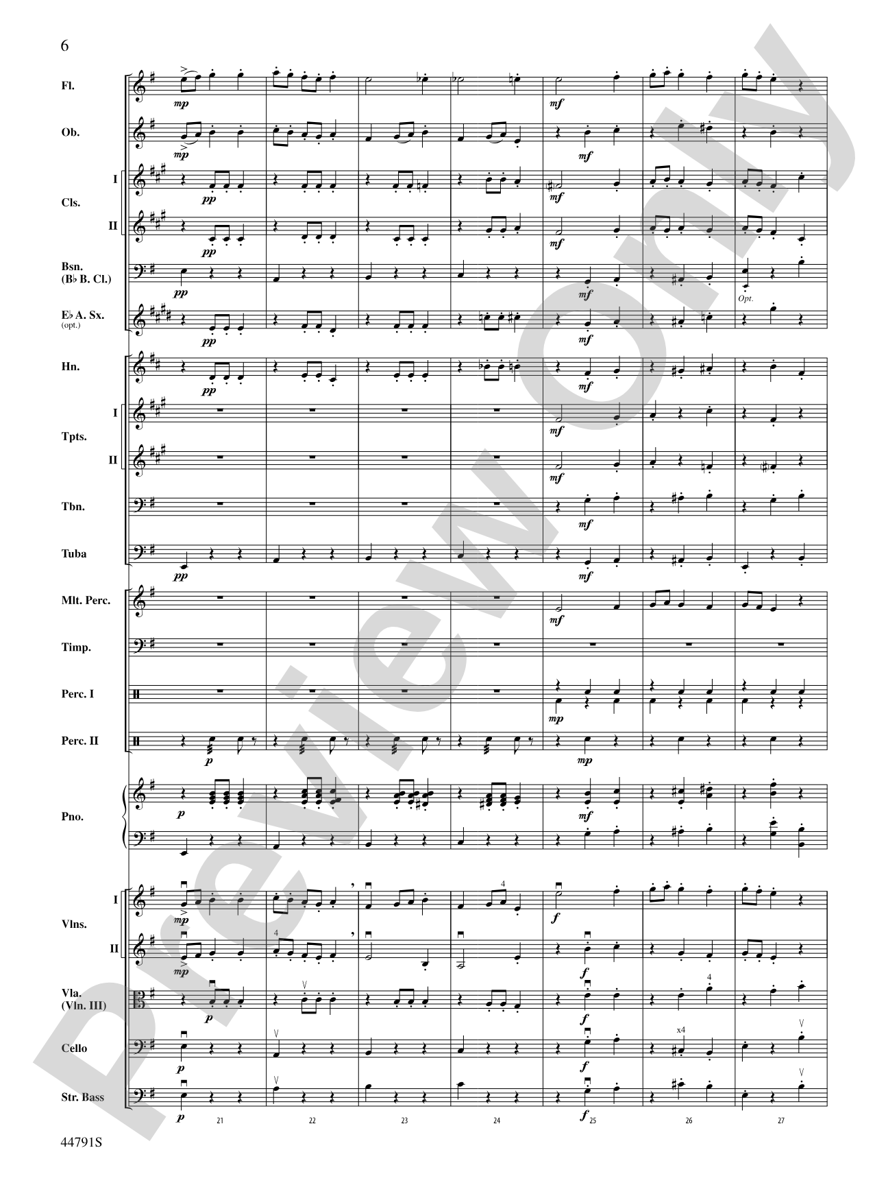 Danse des Ghazies: Full Orchestra Conductor Score & Parts