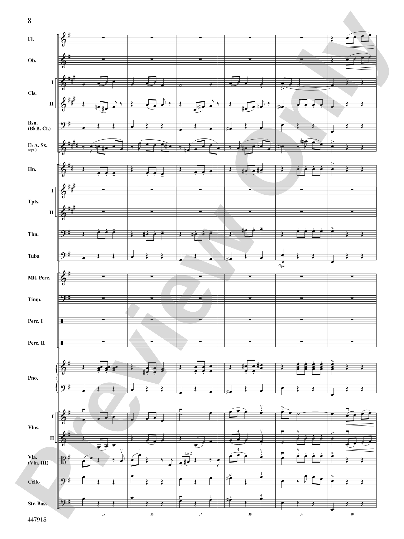 Danse des Ghazies: Full Orchestra Conductor Score & Parts