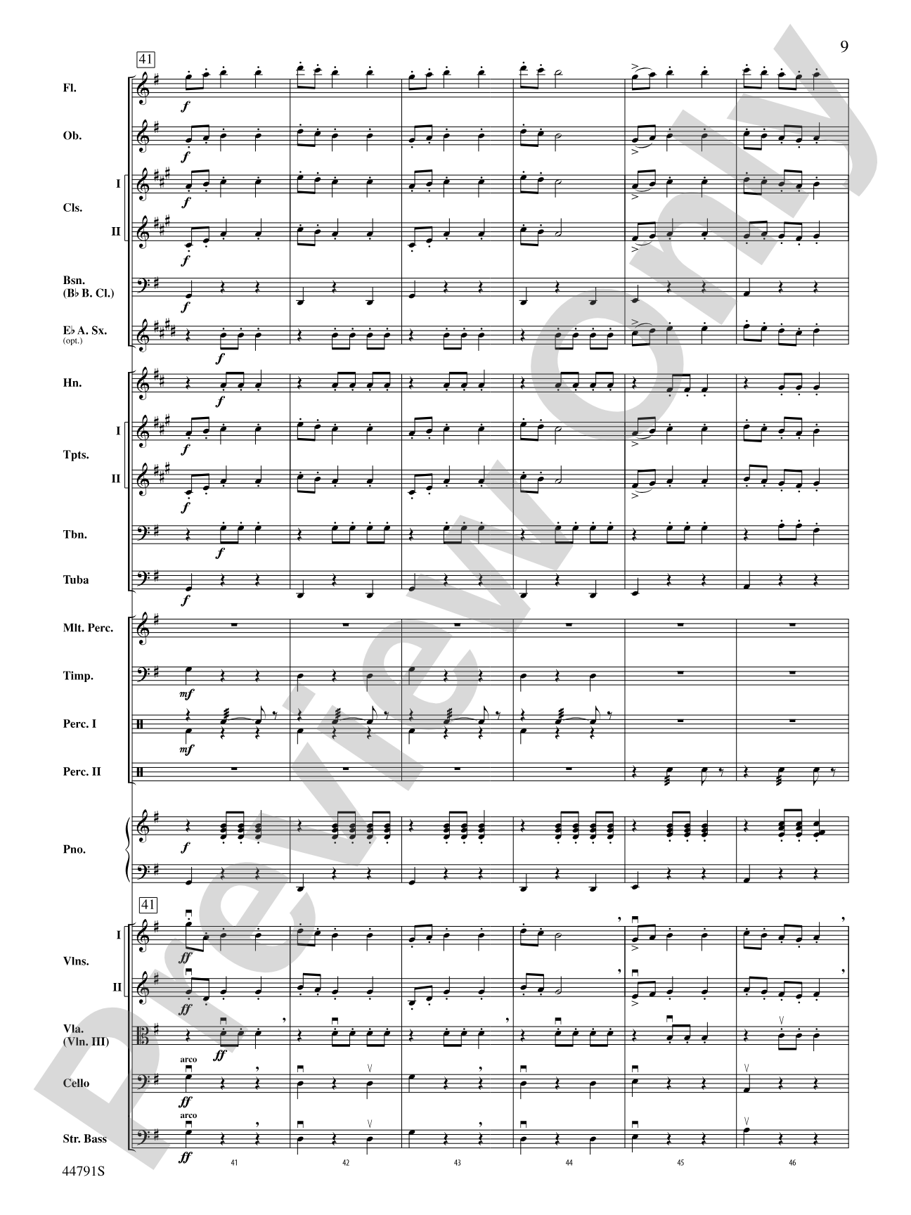 Danse des Ghazies: Full Orchestra Conductor Score & Parts