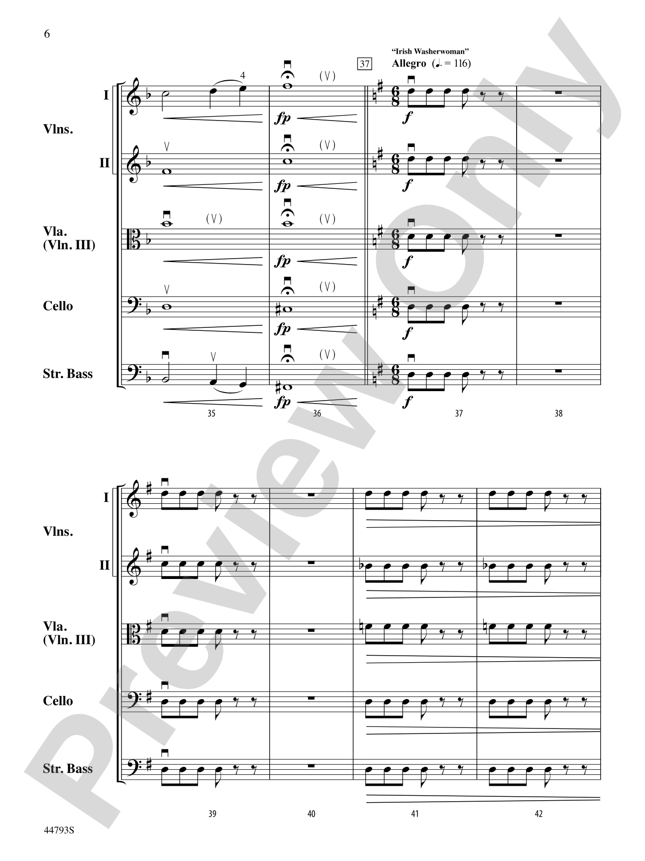 An Irish Journey: String Orchestra Conductor Score & Parts