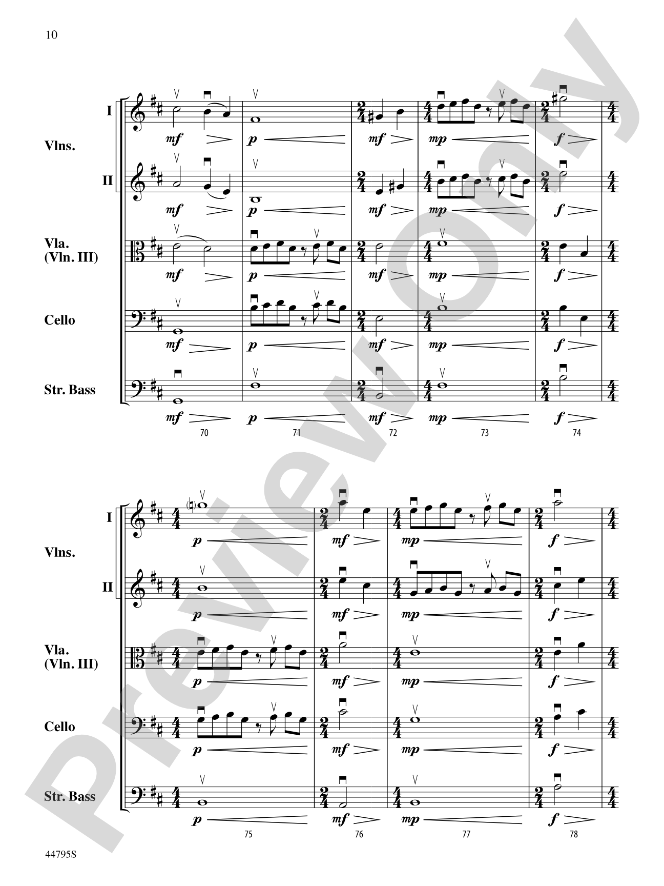Legacy of Freedom: String Orchestra Conductor Score & Parts