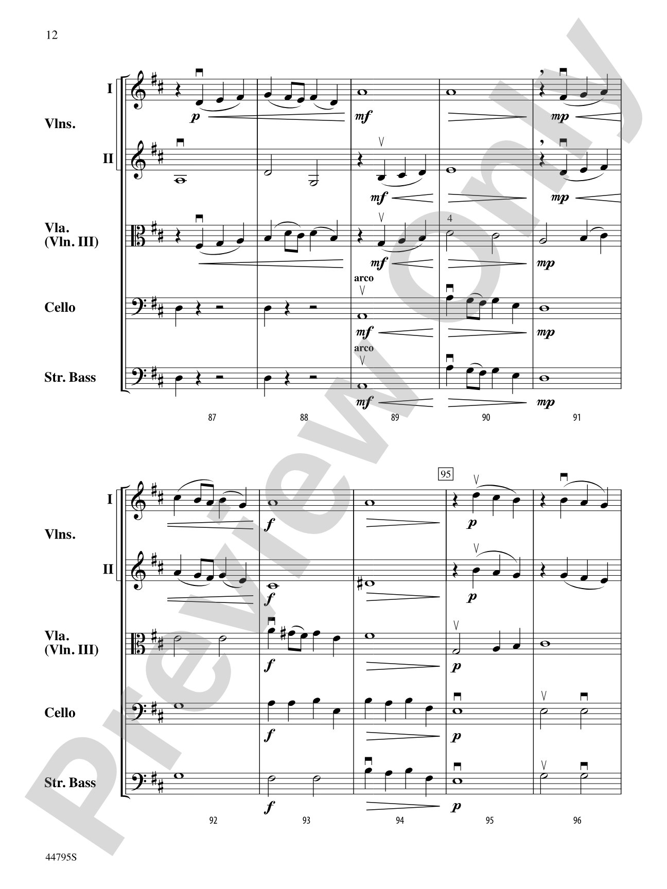 Legacy of Freedom: String Orchestra Conductor Score & Parts