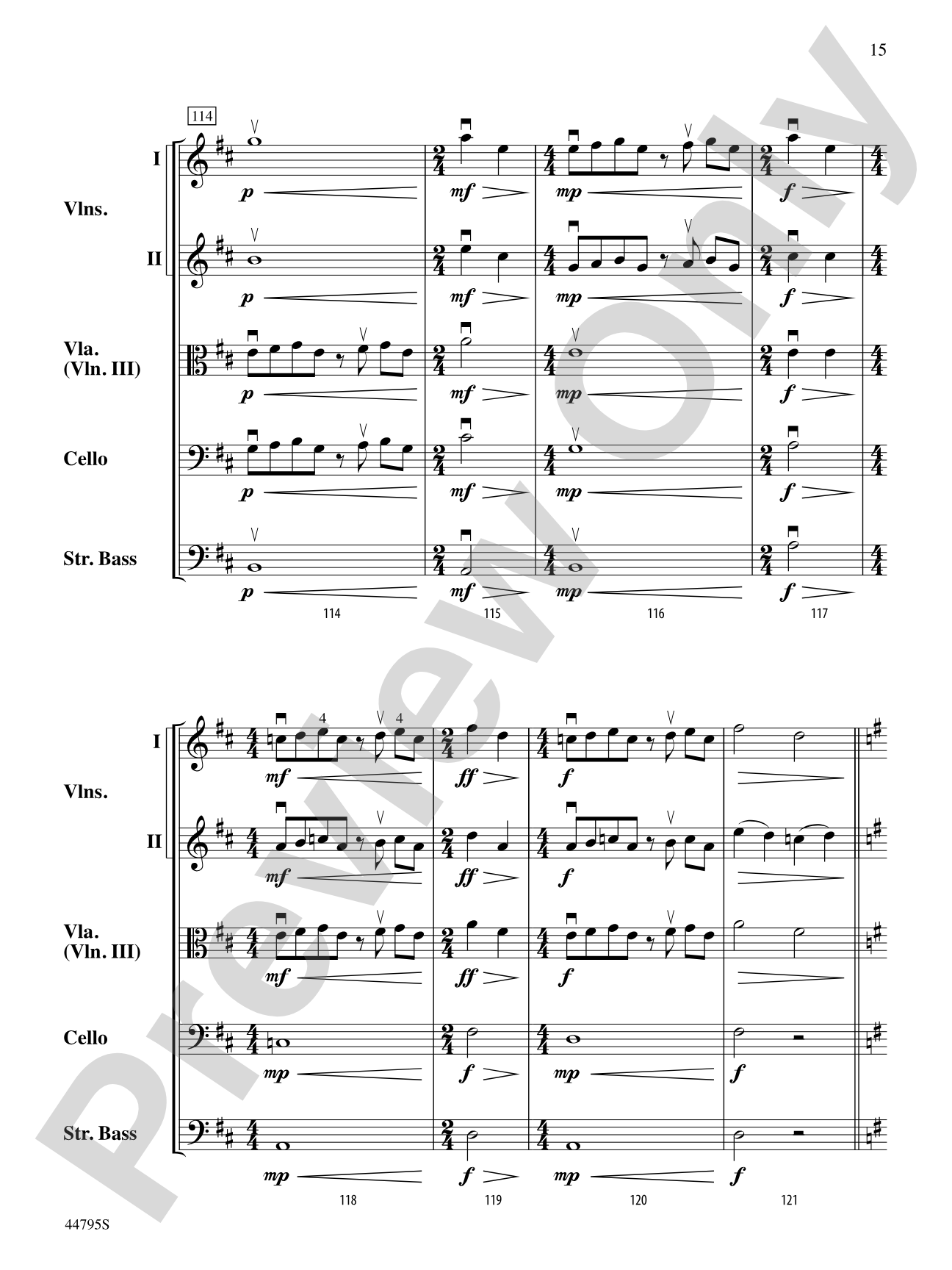 Legacy of Freedom: String Orchestra Conductor Score & Parts