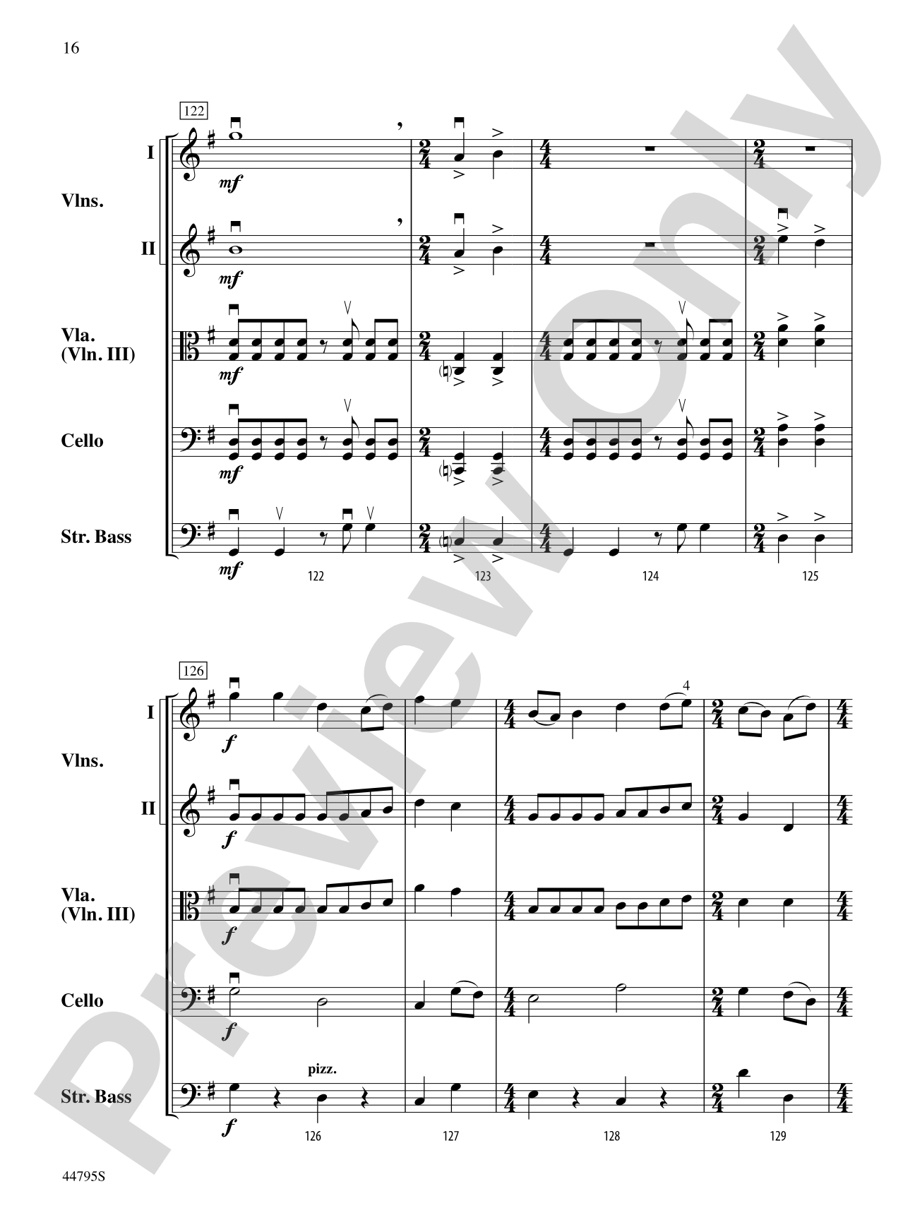 Legacy of Freedom: String Orchestra Conductor Score & Parts