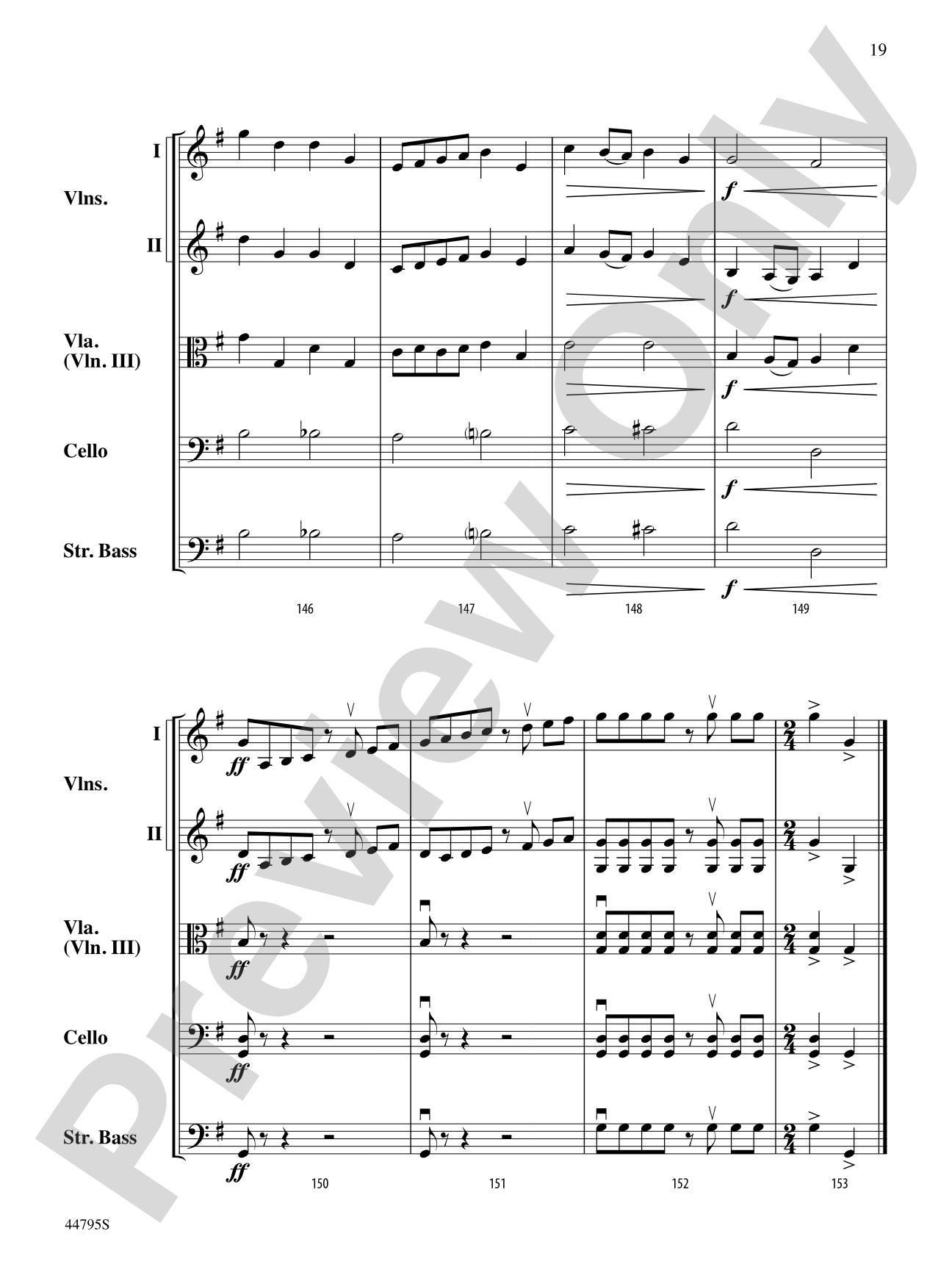 Legacy of Freedom: String Orchestra Conductor Score & Parts