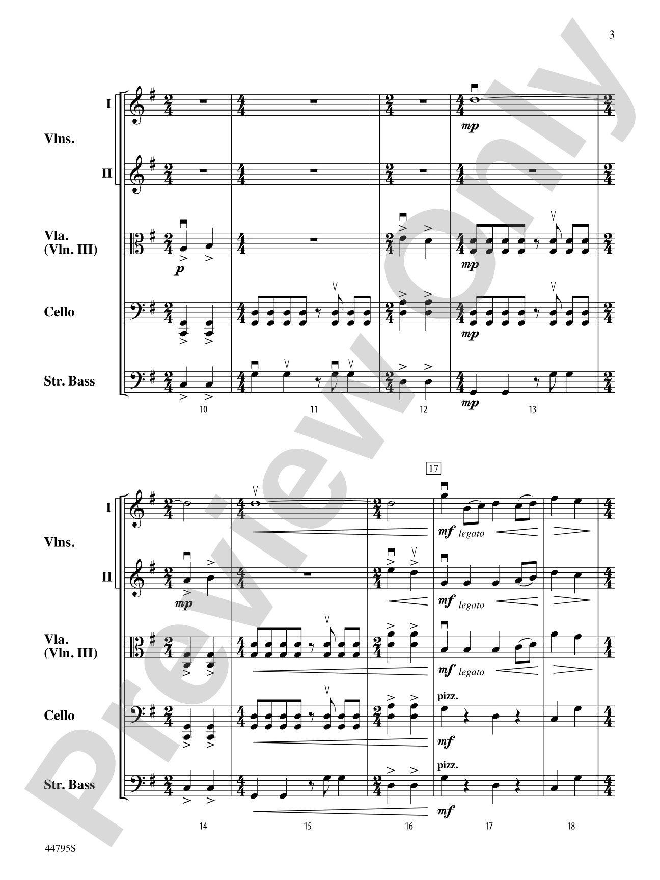 Legacy of Freedom: String Orchestra Conductor Score & Parts