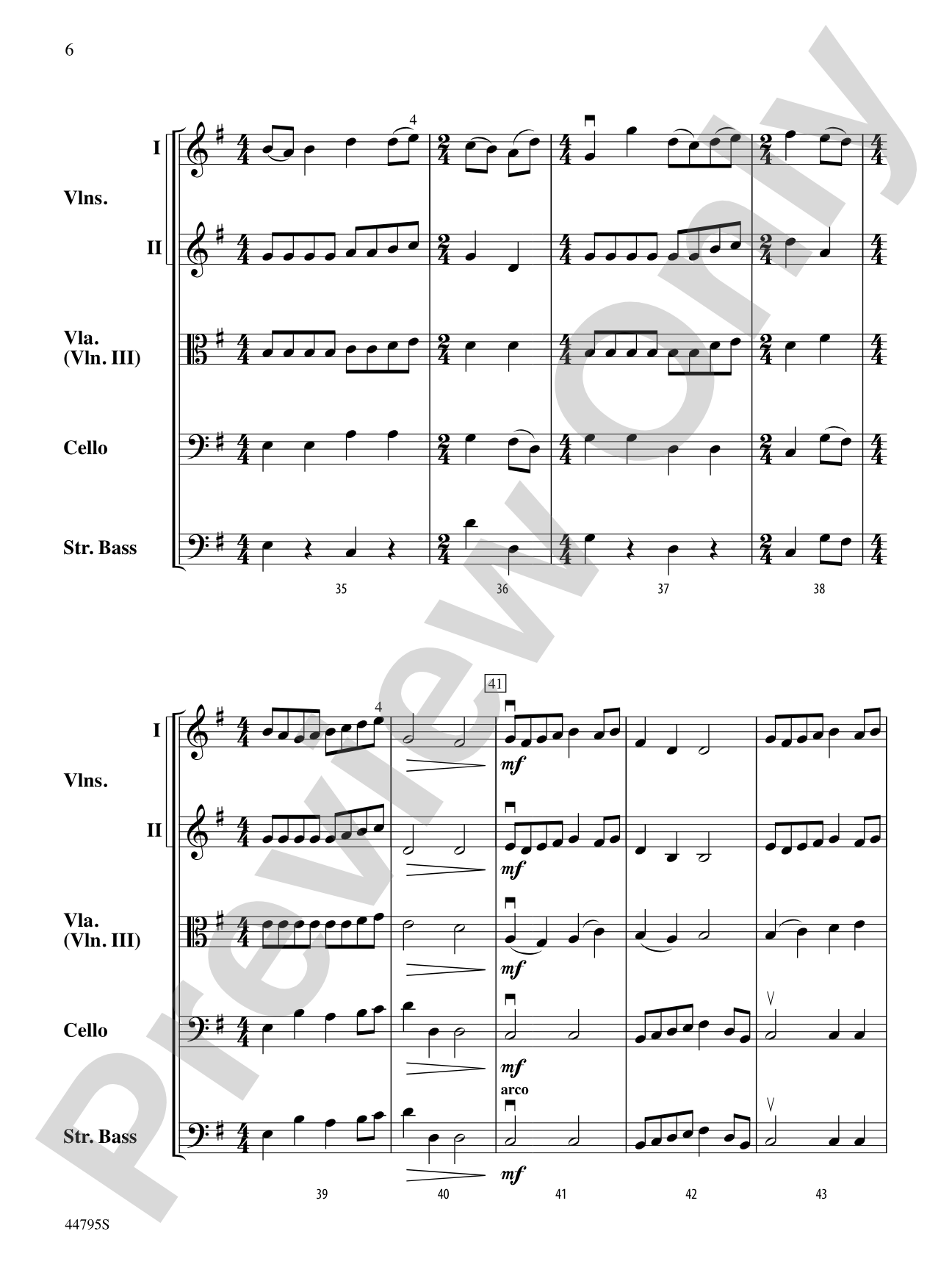 Legacy of Freedom: String Orchestra Conductor Score & Parts