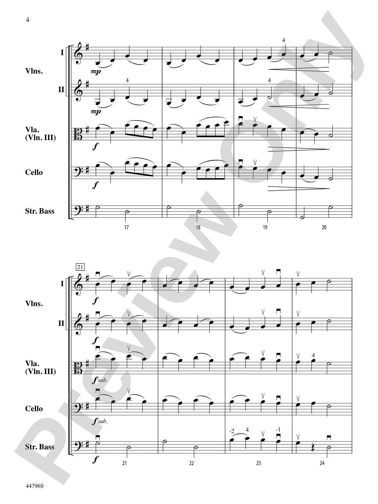 Seesaw: String Orchestra Conductor Score & Parts