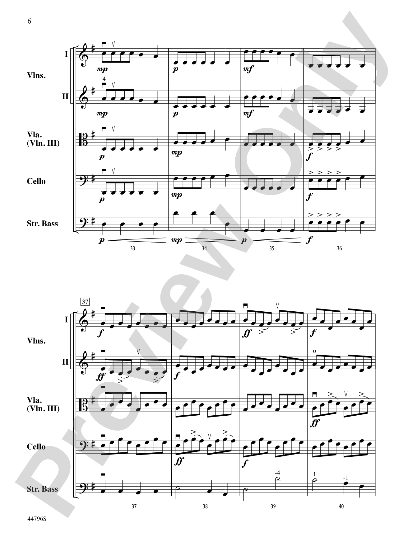 Seesaw: String Orchestra Conductor Score & Parts