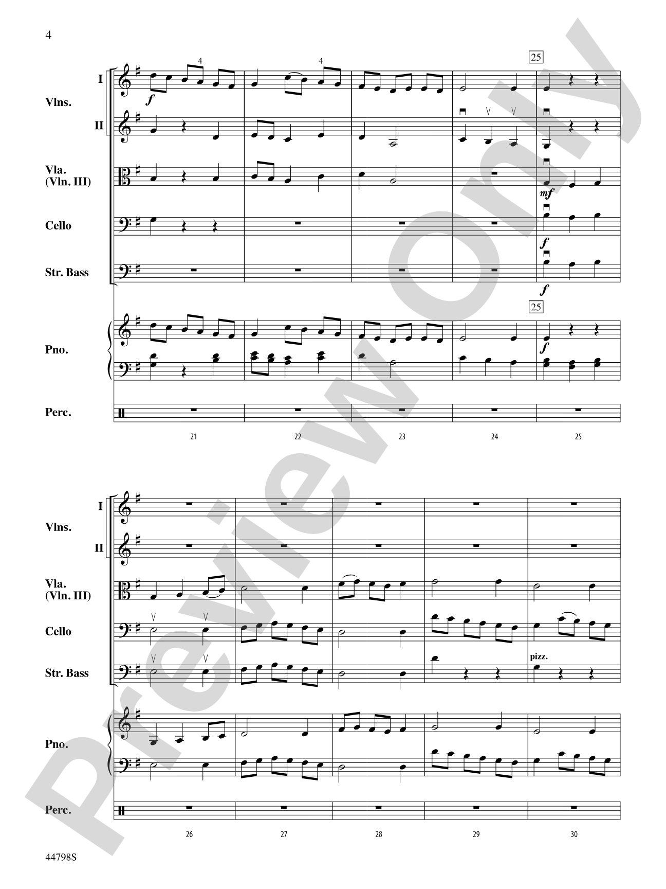 French Dance: String Orchestra Conductor Score & Parts