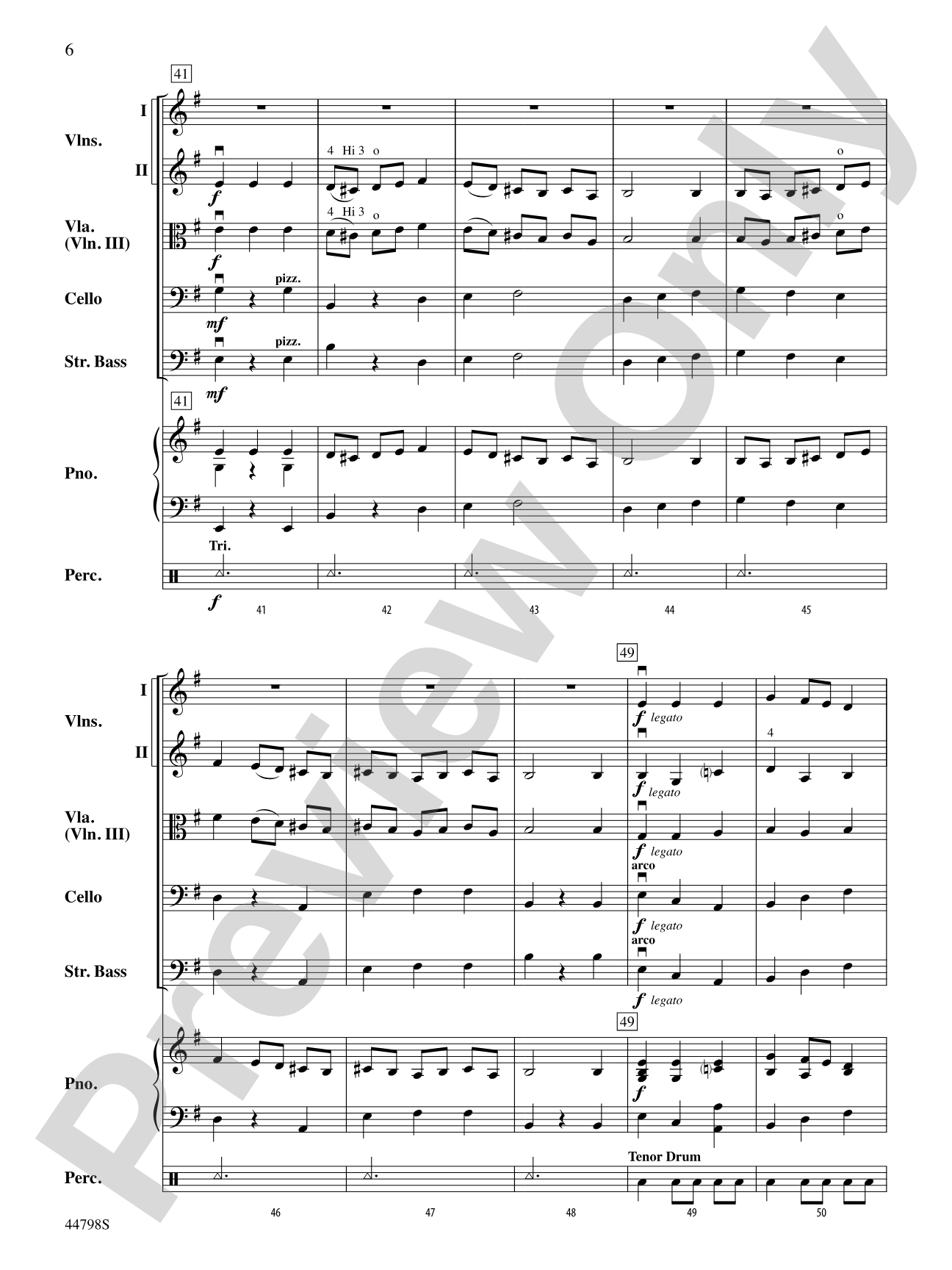 French Dance: String Orchestra Conductor Score & Parts