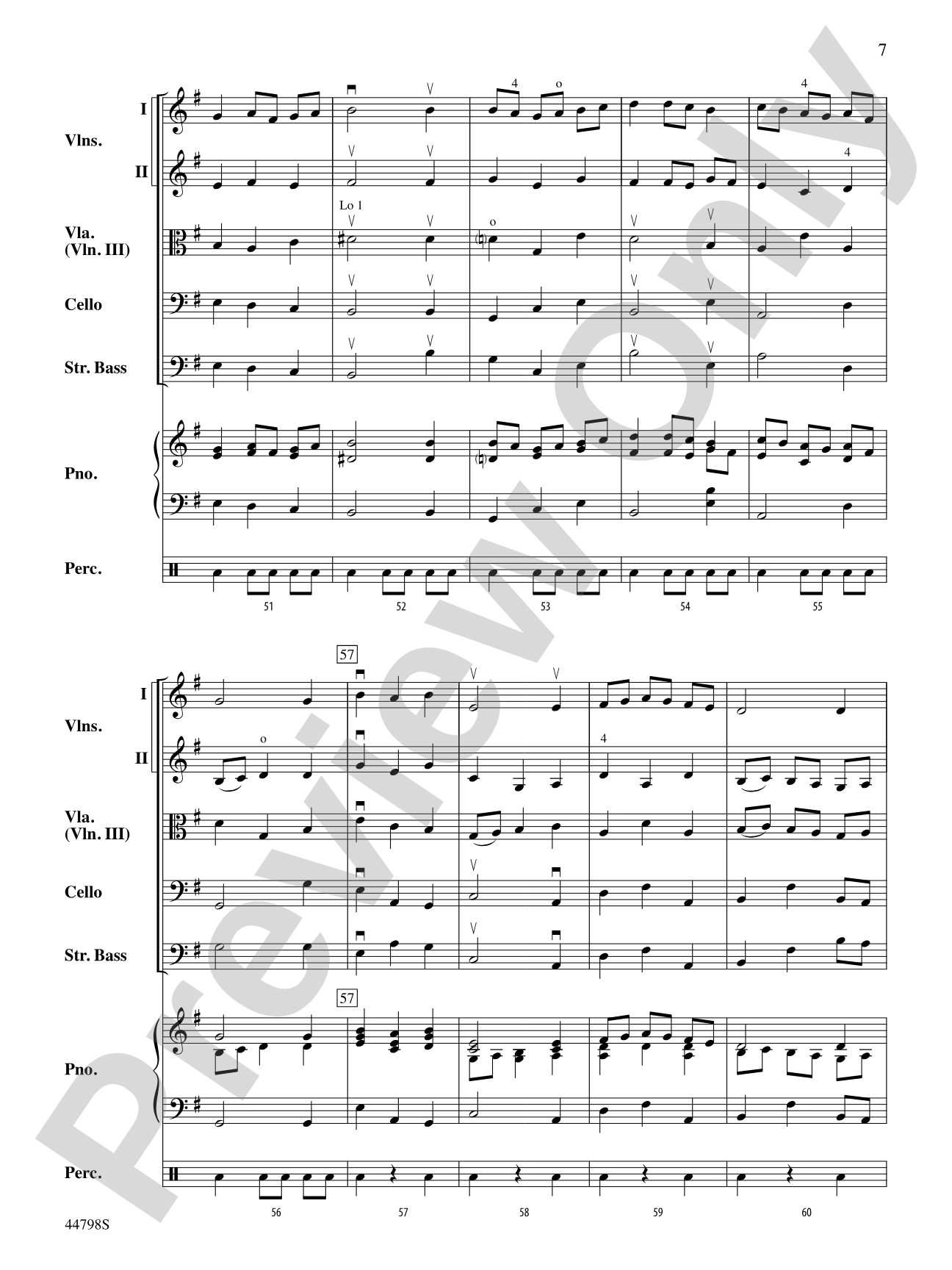 French Dance: String Orchestra Conductor Score & Parts