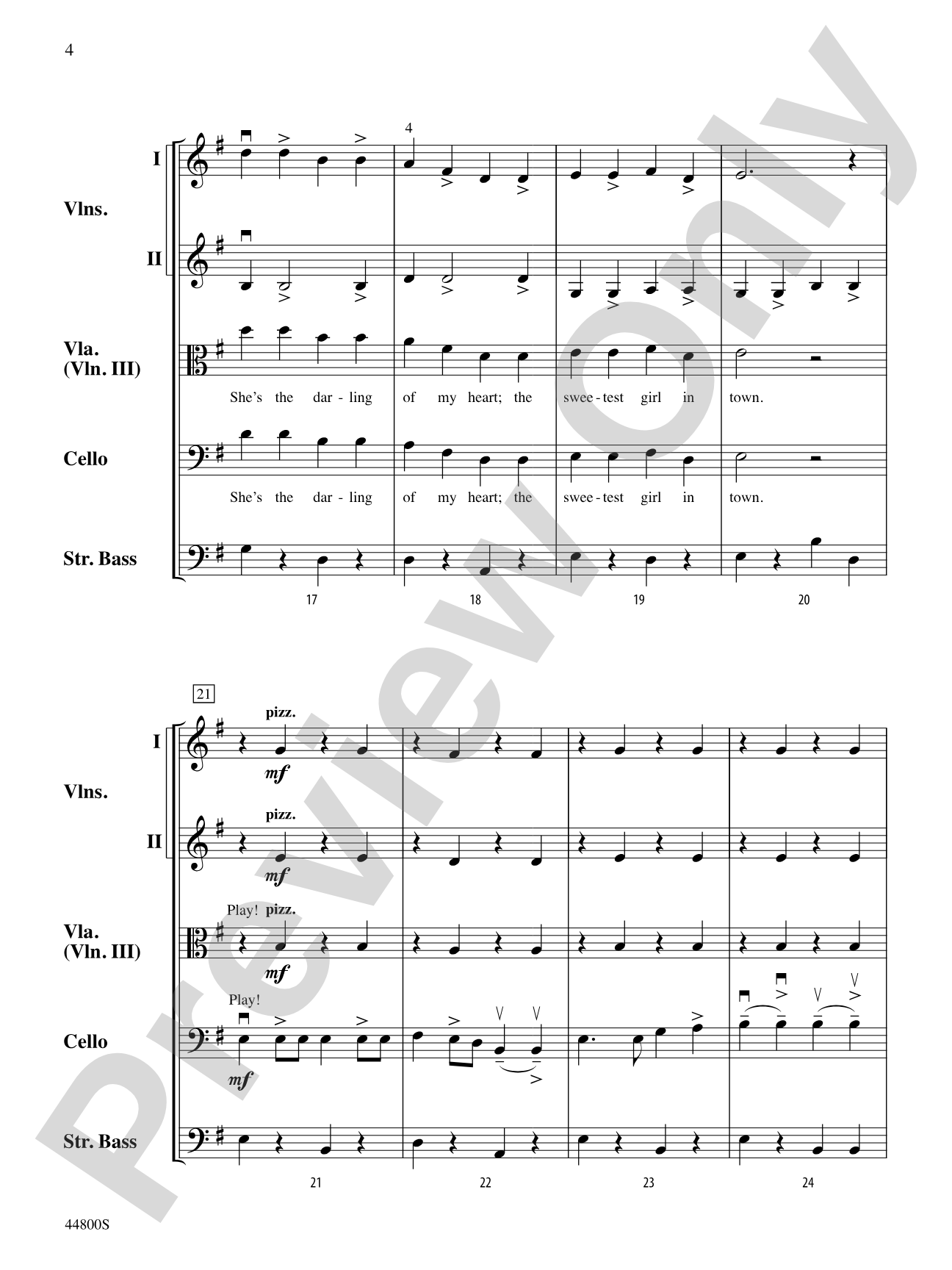 Shady Grove: String Orchestra Conductor Score & Parts