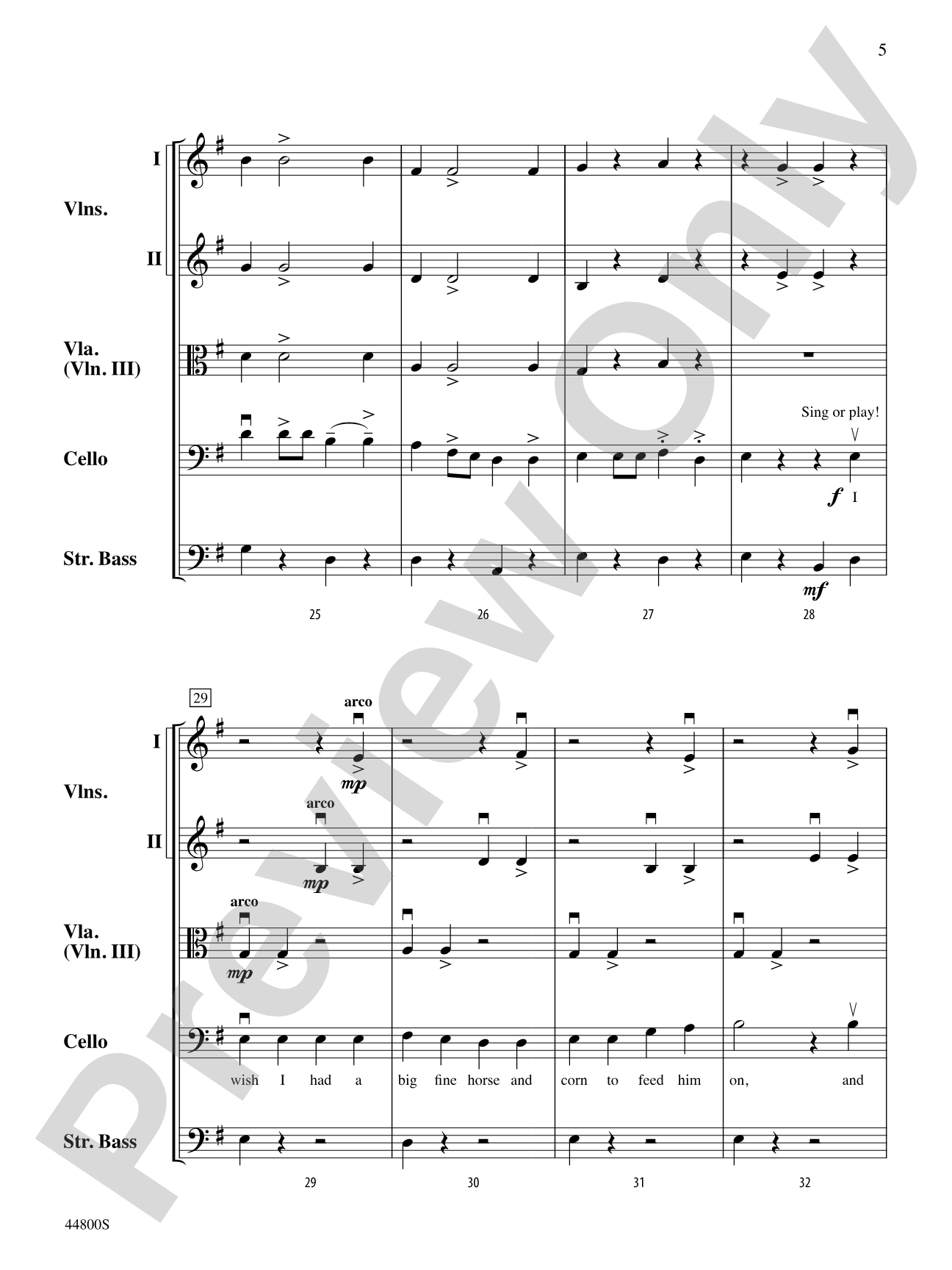 Shady Grove: String Orchestra Conductor Score & Parts