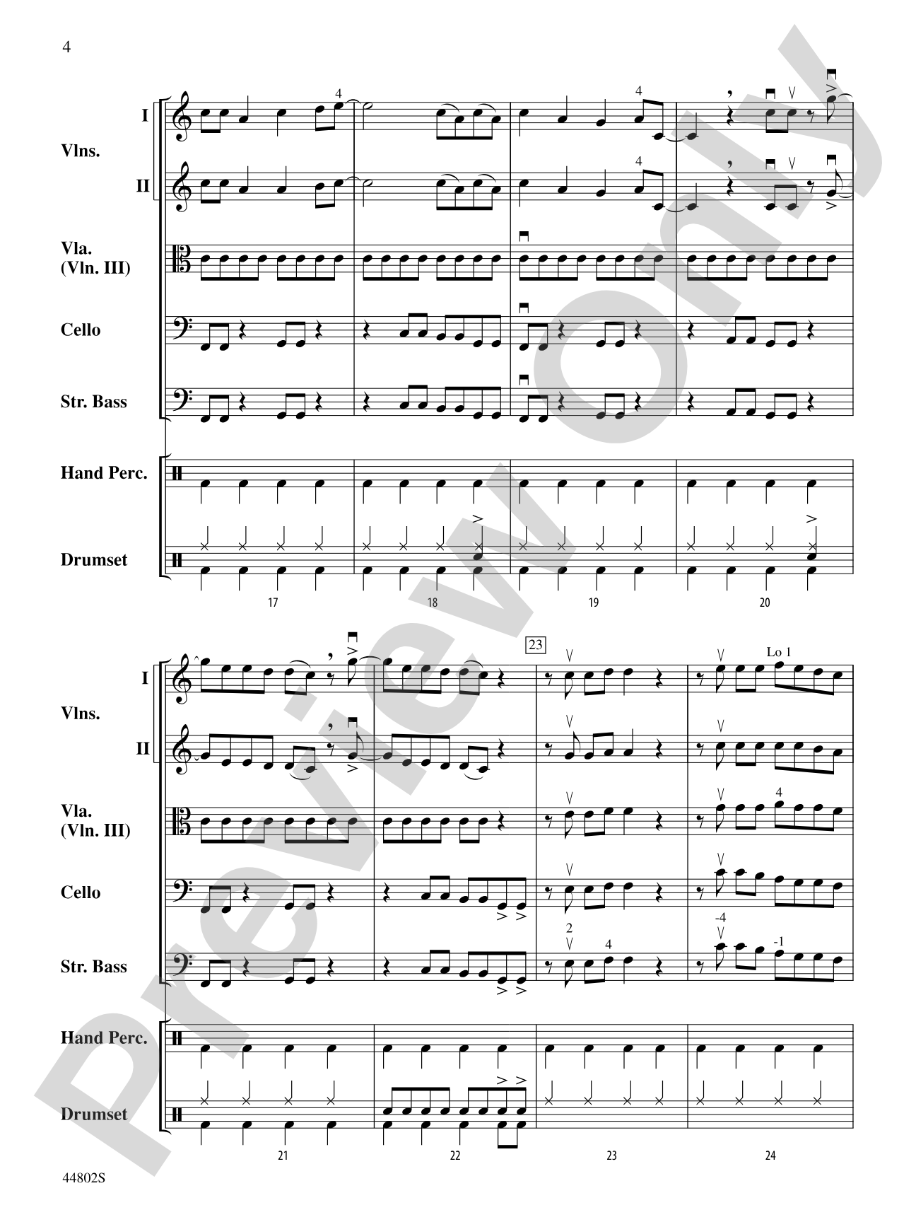 Shut Up and Dance: String Orchestra Conductor Score & Parts