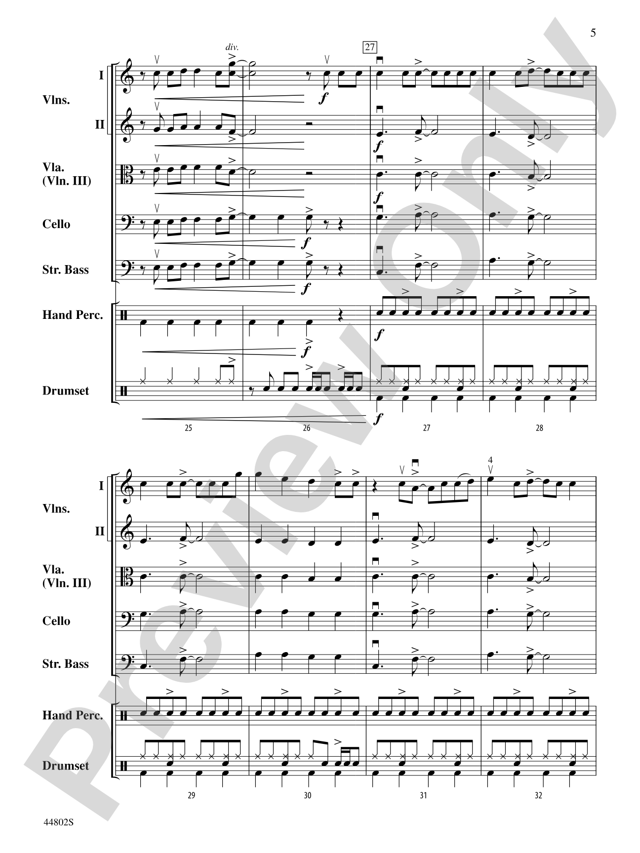 Shut Up and Dance: String Orchestra Conductor Score & Parts