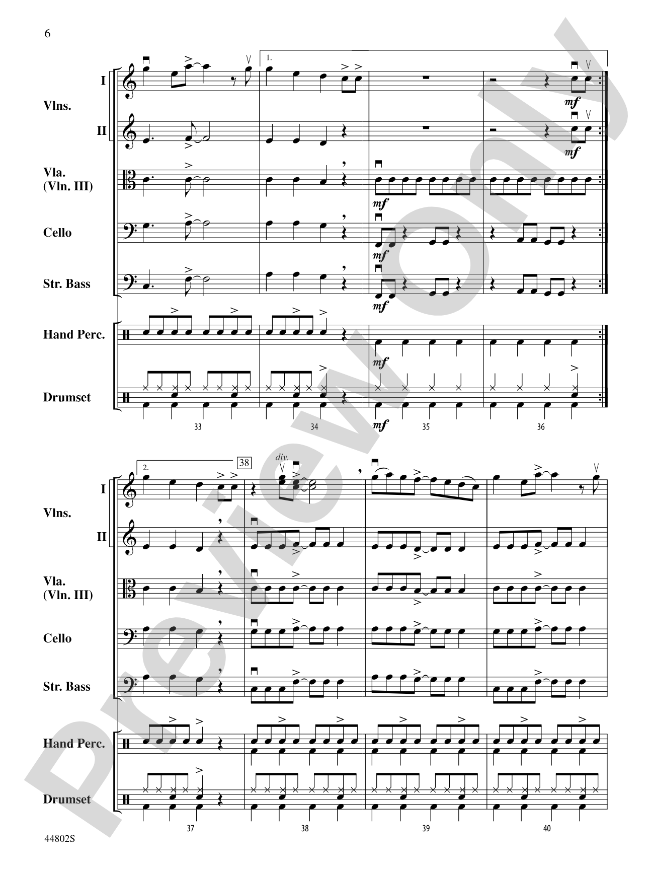 Shut Up and Dance: String Orchestra Conductor Score & Parts