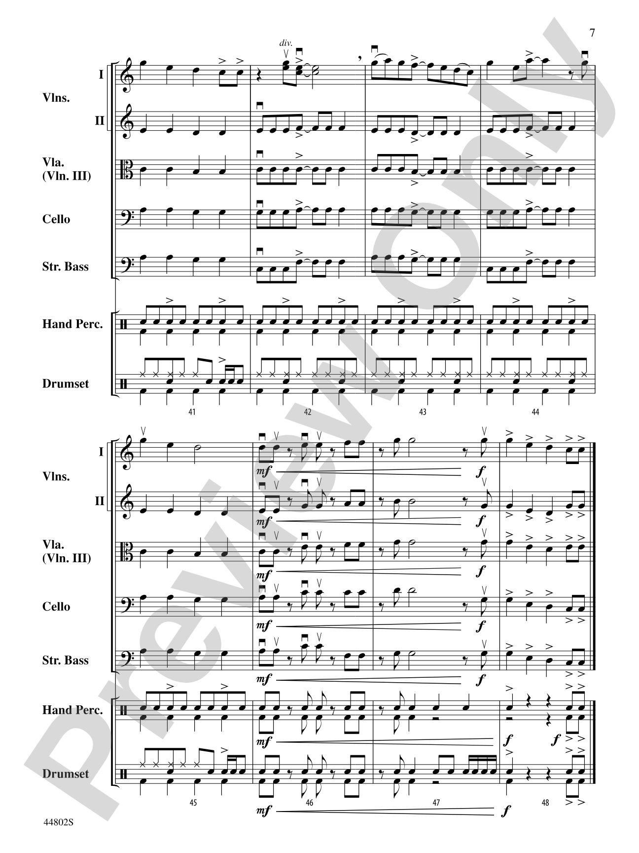 Shut Up and Dance: String Orchestra Conductor Score & Parts