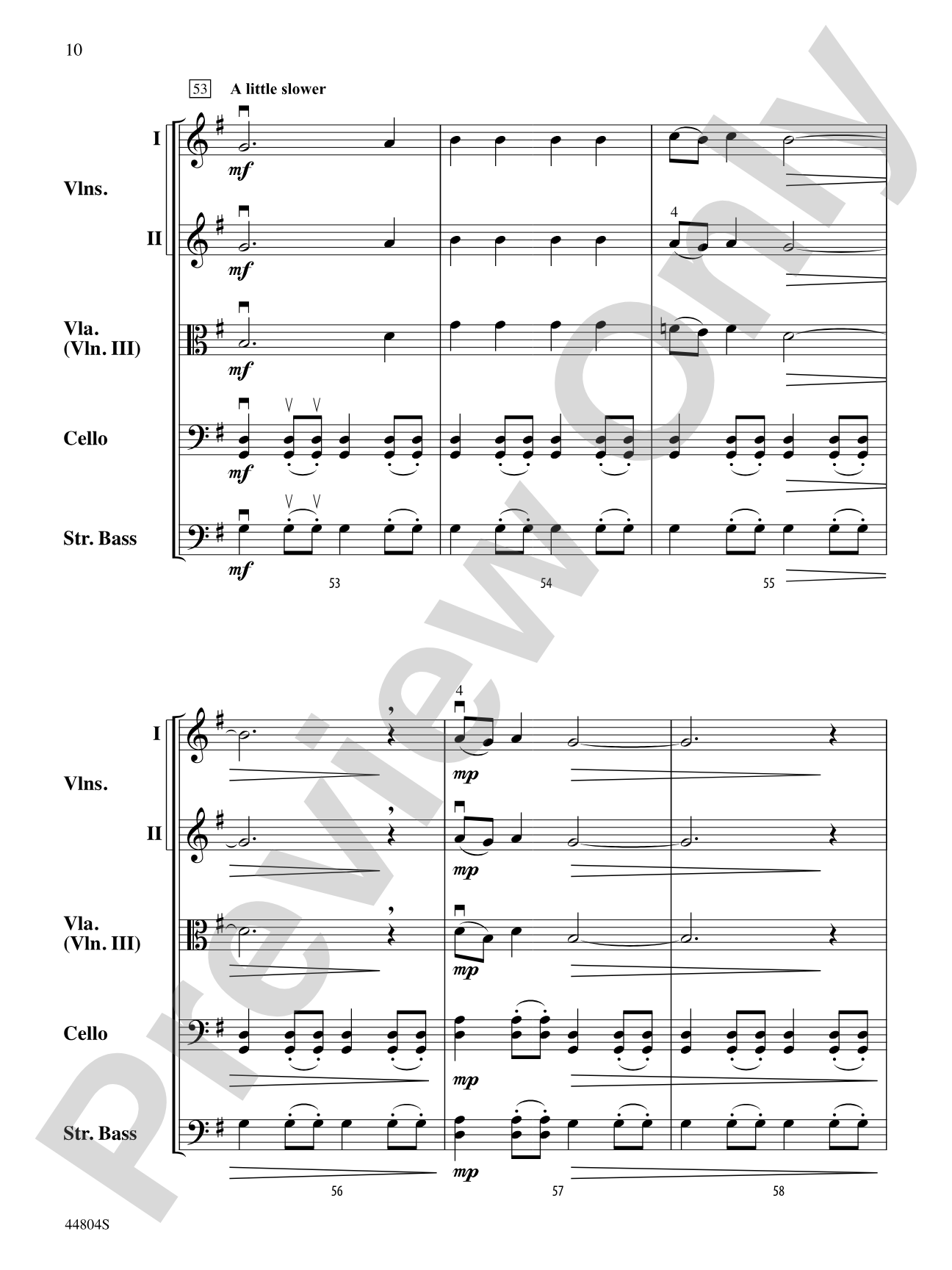 The Little Drummer Boy: String Orchestra Conductor Score & Parts