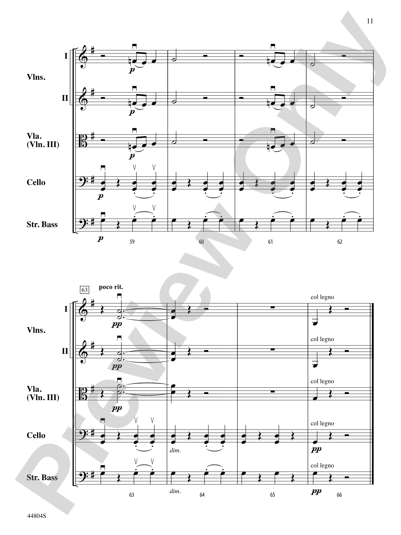The Little Drummer Boy: String Orchestra Conductor Score & Parts
