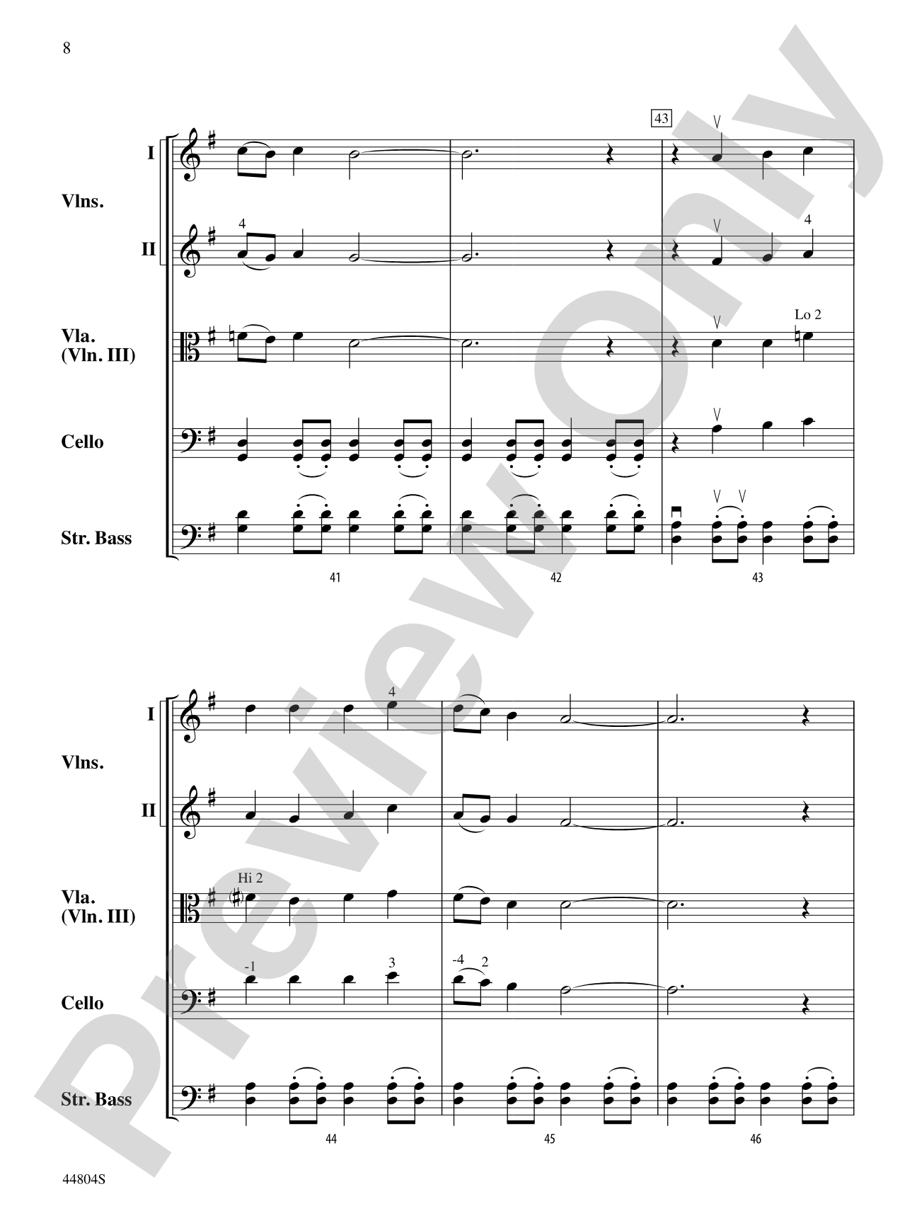 The Little Drummer Boy: String Orchestra Conductor Score & Parts