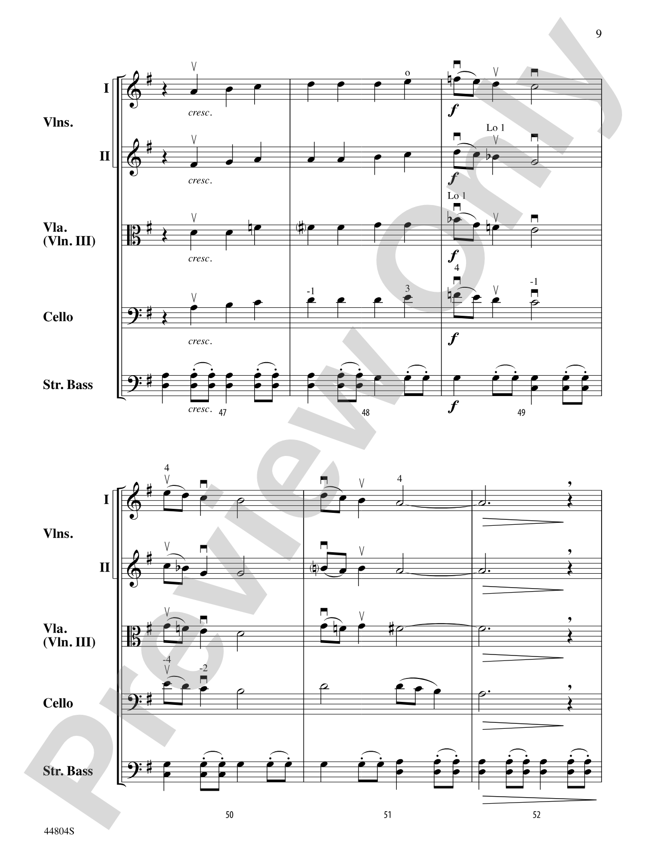 The Little Drummer Boy: String Orchestra Conductor Score & Parts