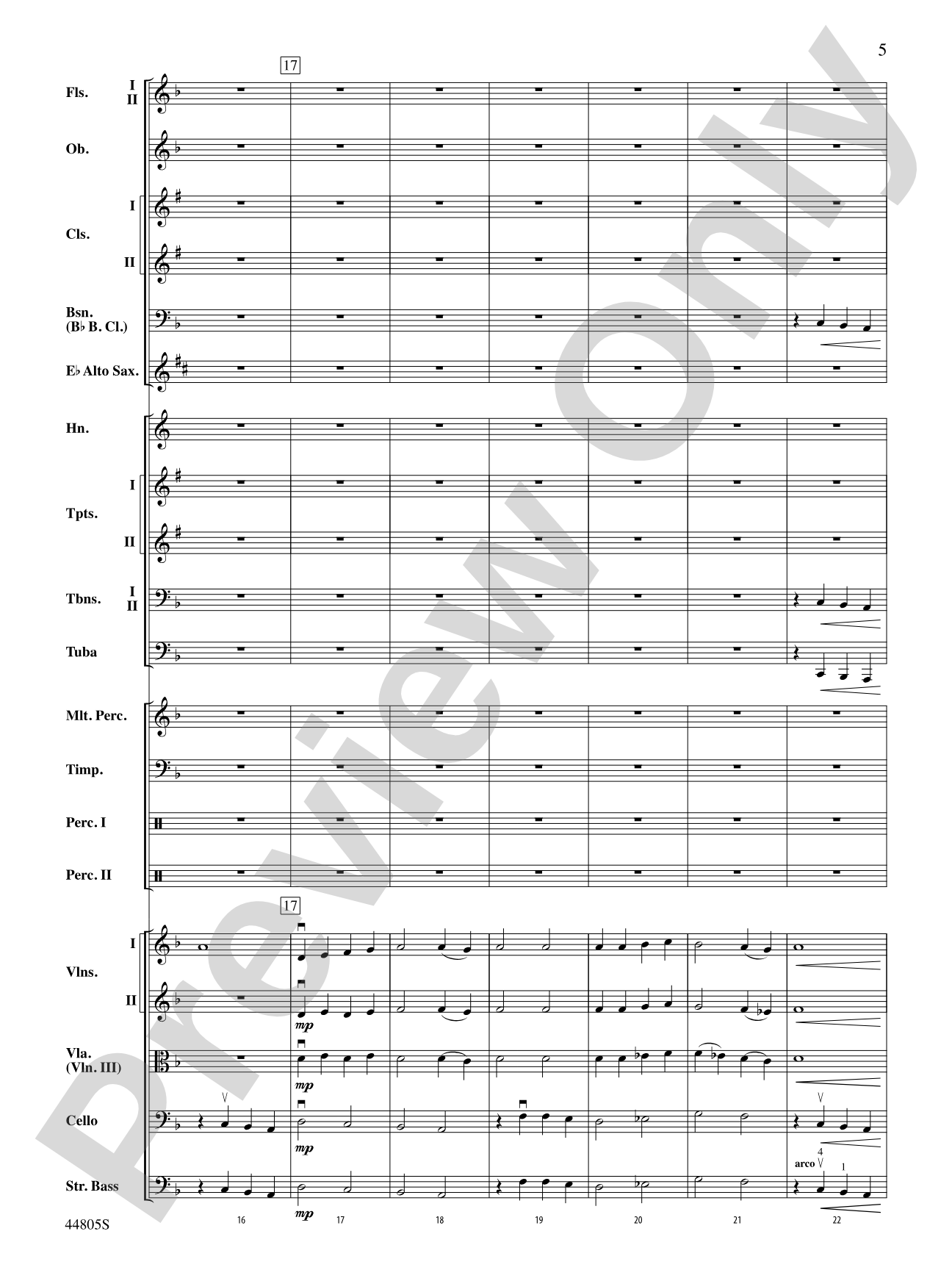 Realms of Endless Day: Full Orchestra Conductor Score & Parts